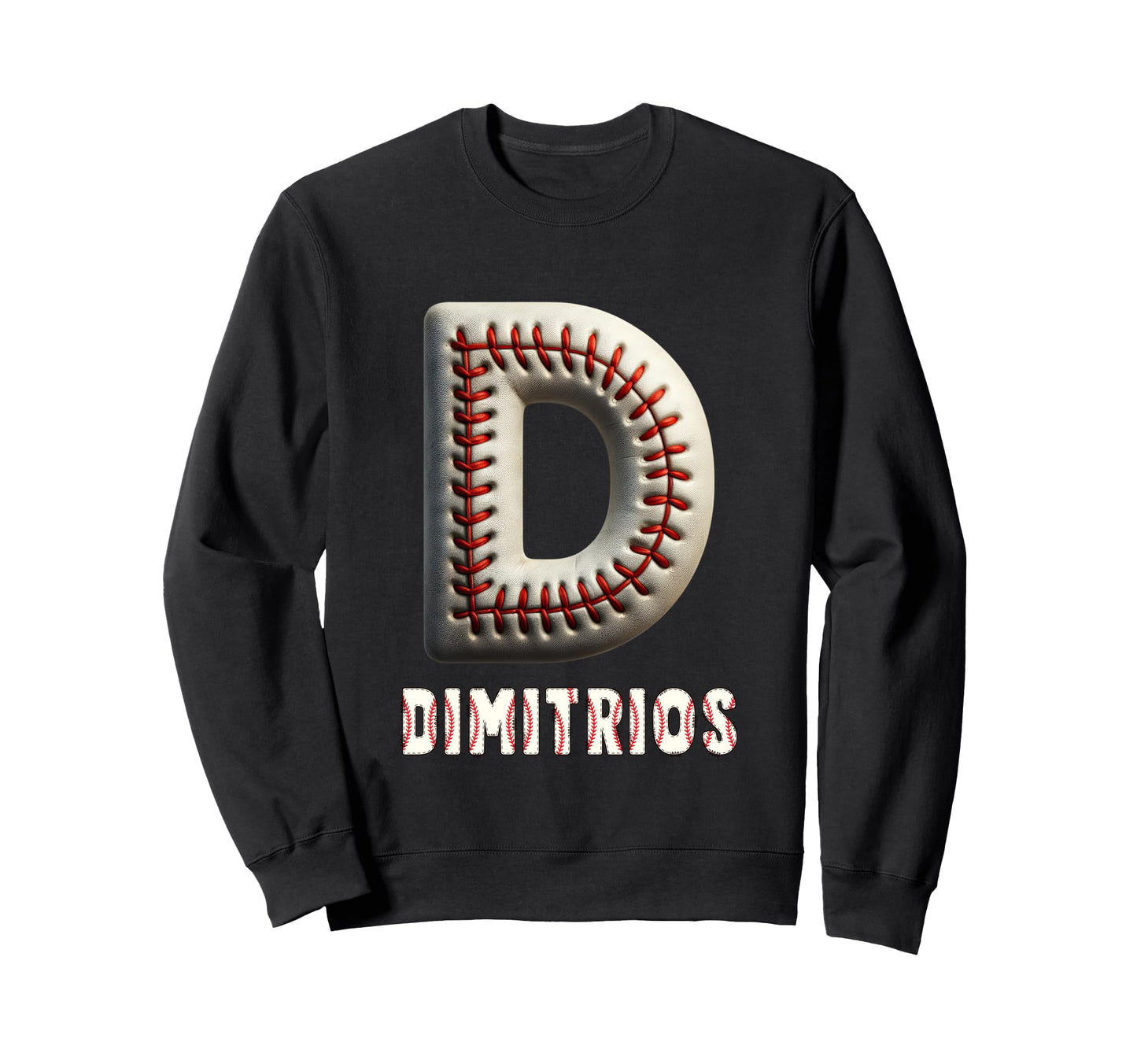 Baseball Home Run Friedrich Initial Sweatshirt - Graphic Print Unisex - T-Shirt, Sweatshirt, Hoodie