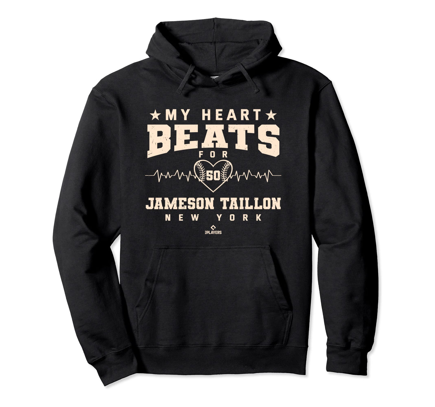 My Heart Beats Jameson Taillon Baseball Hoodie - Streetwear Style Unisex - T-Shirt, Sweatshirt, Hoodie