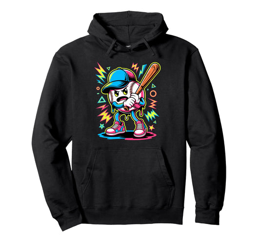 Arcade Baseball Hoodie - Streetwear Style Unisex - T-Shirt, Sweatshirt, Hoodie
