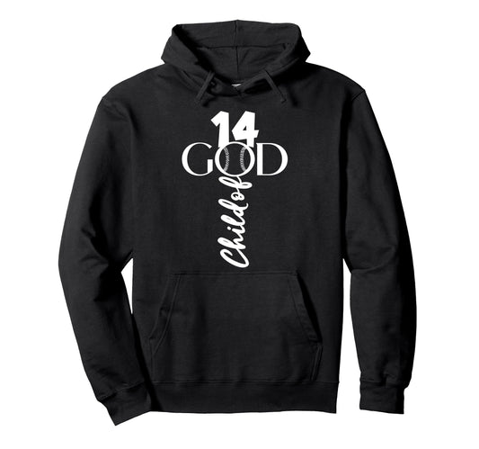 Baseball Jesus 14 Years Child God Hoodie - Minimalist Print Unisex - T-Shirt, Sweatshirt, Hoodie