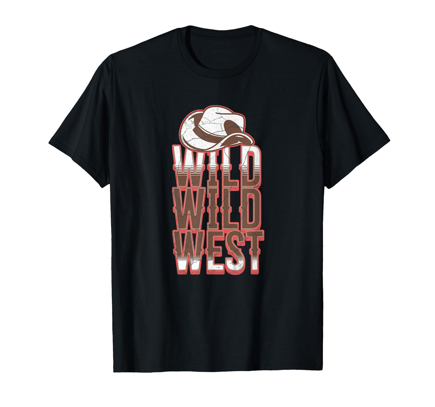 Wild Wild West Bleached Rodeo T-Shirt - Casual Everyday Wear for Adults - T-Shirt, Sweatshirt, Hoodie