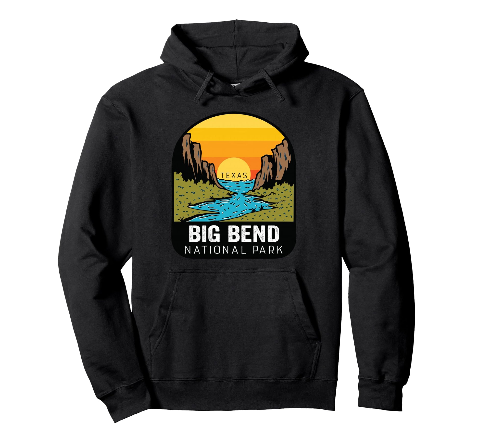 Big Bend National Park Texas National Park Hoodie - Trendy Graphic Unisex - T-Shirt, Sweatshirt, Hoodie