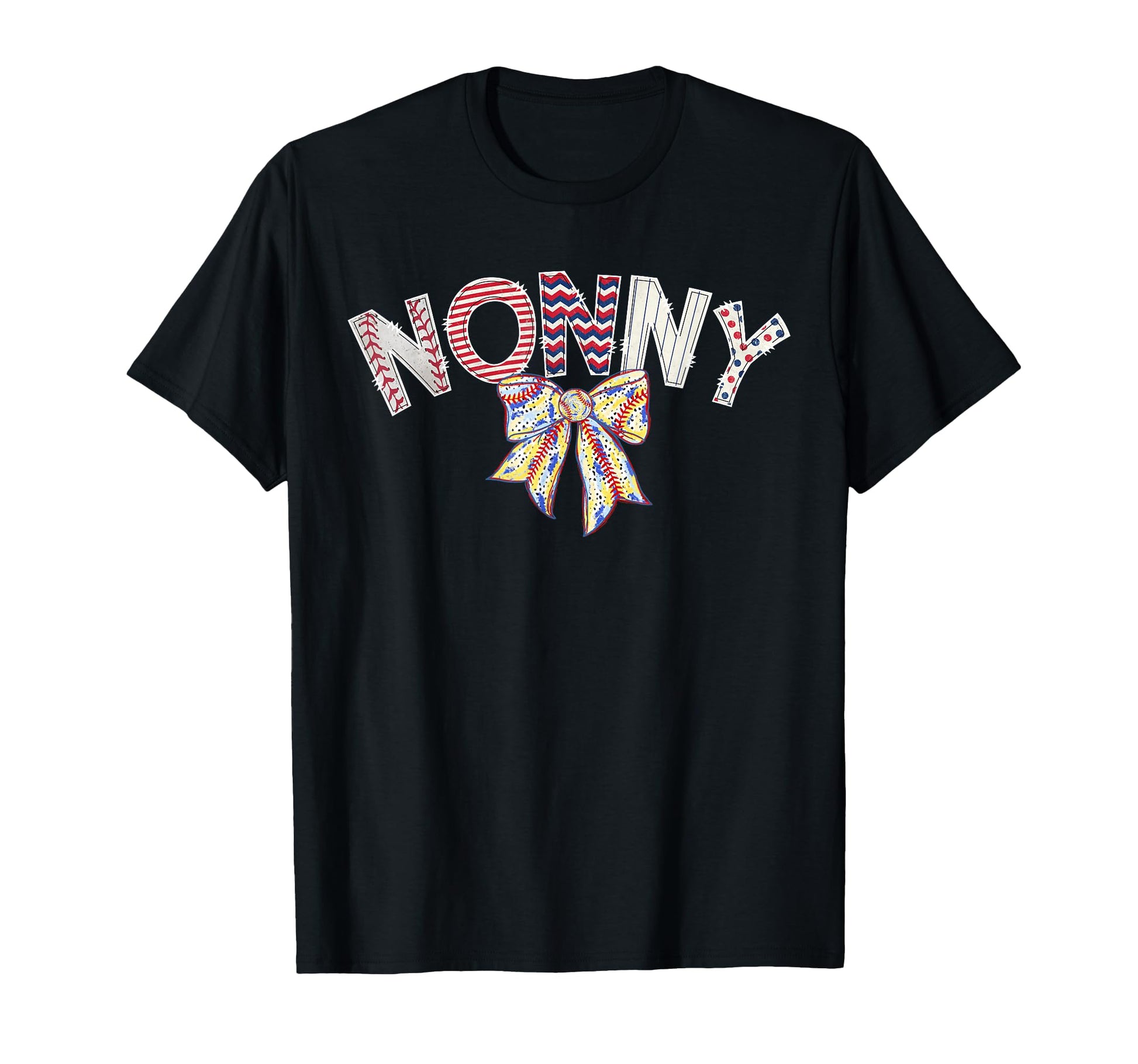Baseball Nonny Coquette Bow Game T-Shirt - Aesthetic Graphic for Adults - T-Shirt, Sweatshirt, Hoodie