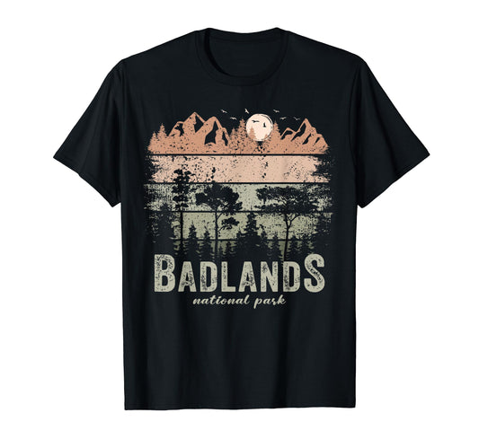 Badlands National Park Us Badlands T-Shirt - Minimalist Print for Adults - T-Shirt, Sweatshirt, Hoodie