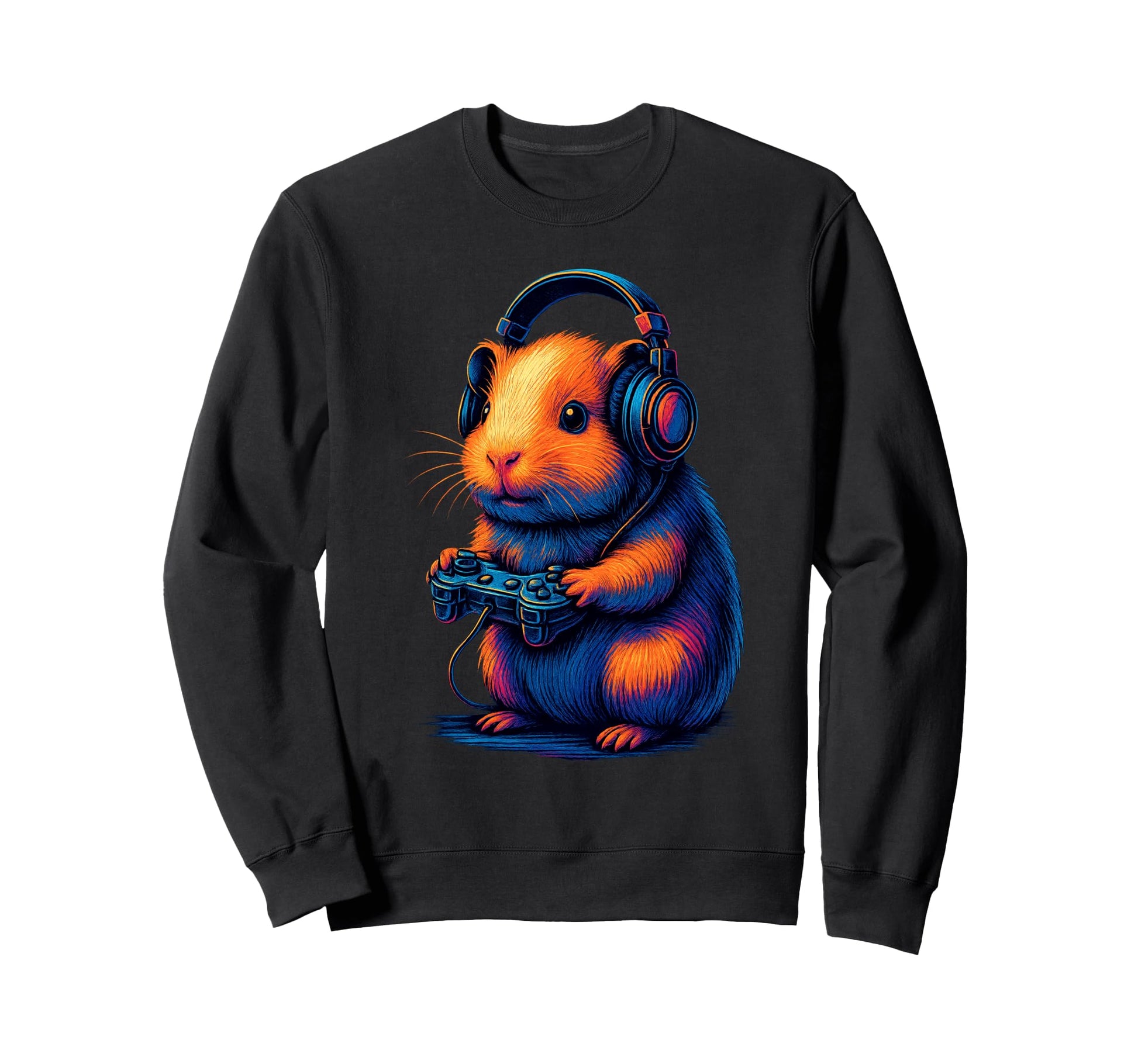 Guinea Pig Gamer Gaming Pet Lover Sweatshirt - Minimalist Print Unisex - T-Shirt, Sweatshirt, Hoodie