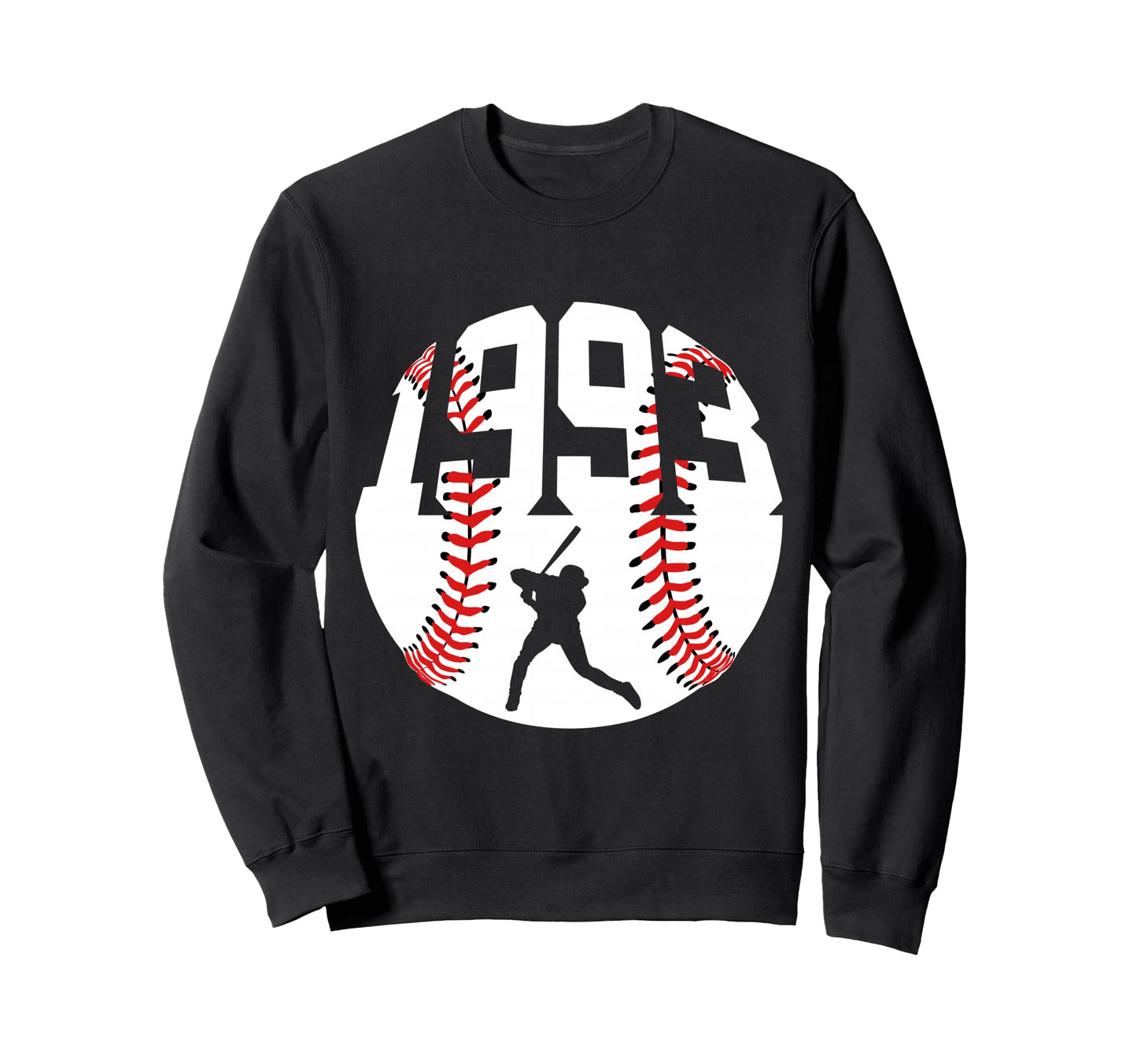 1993 Baseball 33Rd Birthday Sweatshirt - Unique Graphic Unisex - T-Shirt, Sweatshirt, Hoodie
