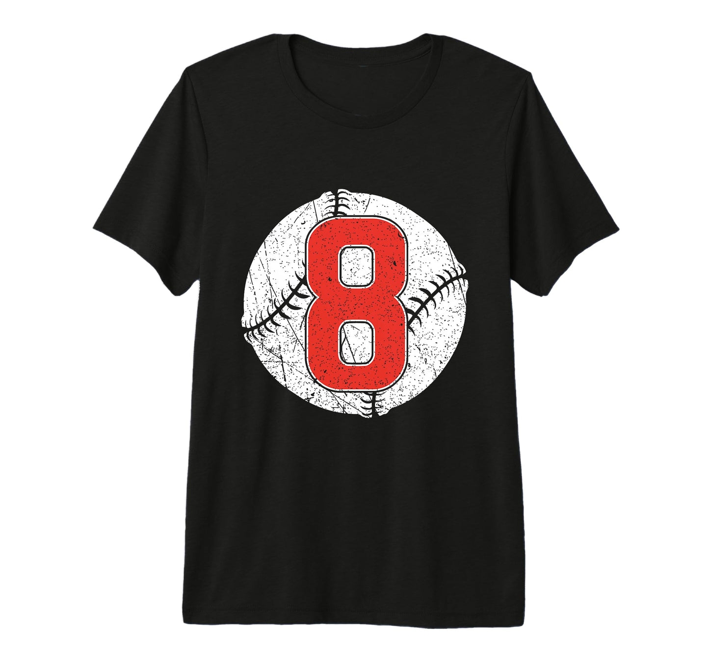 Baseball Birthday 8Th Birthday Party T-Shirt - Novelty Apparel Unisex - T-Shirt, Sweatshirt, Hoodie