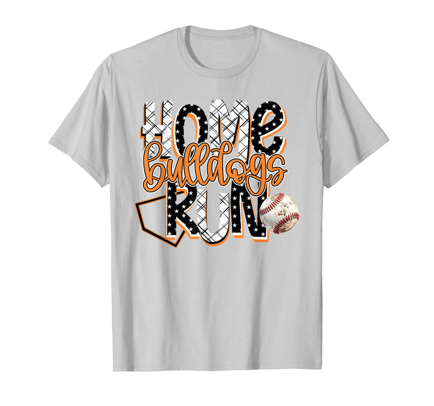 Home Run Bulldogs Baseball Game Day T-Shirt - Minimalist Print Unisex - T-Shirt, Sweatshirt, Hoodie