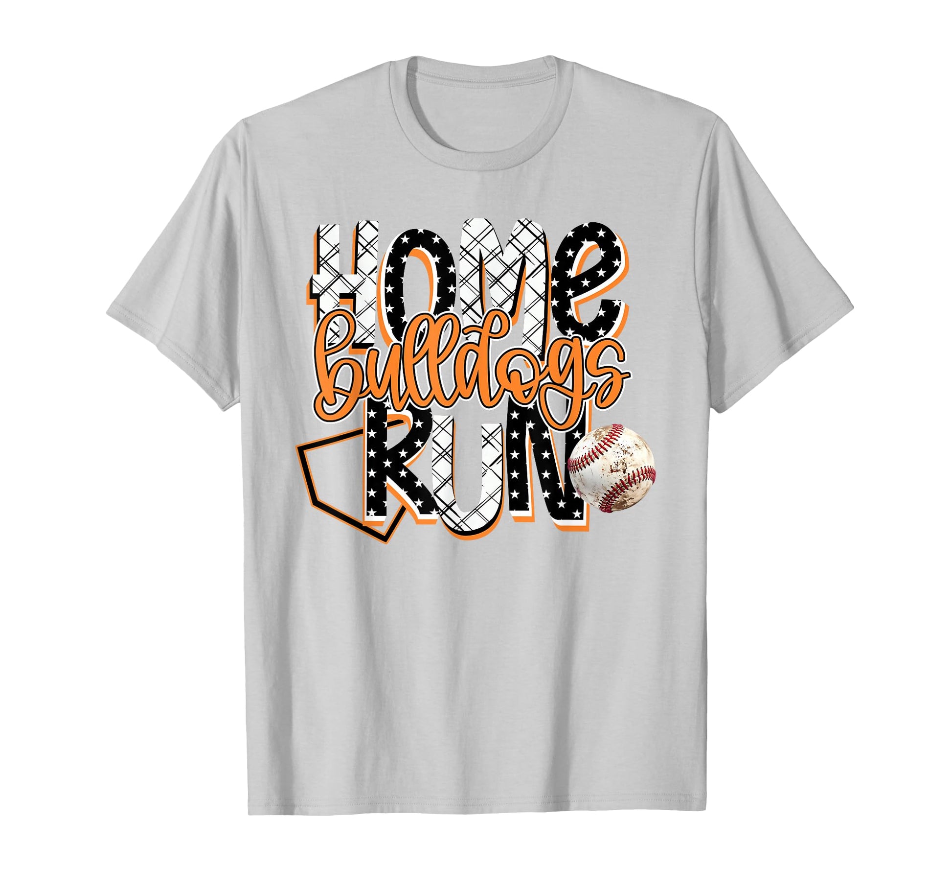 Home Run Bulldogs Baseball Game Day T-Shirt - Minimalist Print Unisex - T-Shirt, Sweatshirt, Hoodie