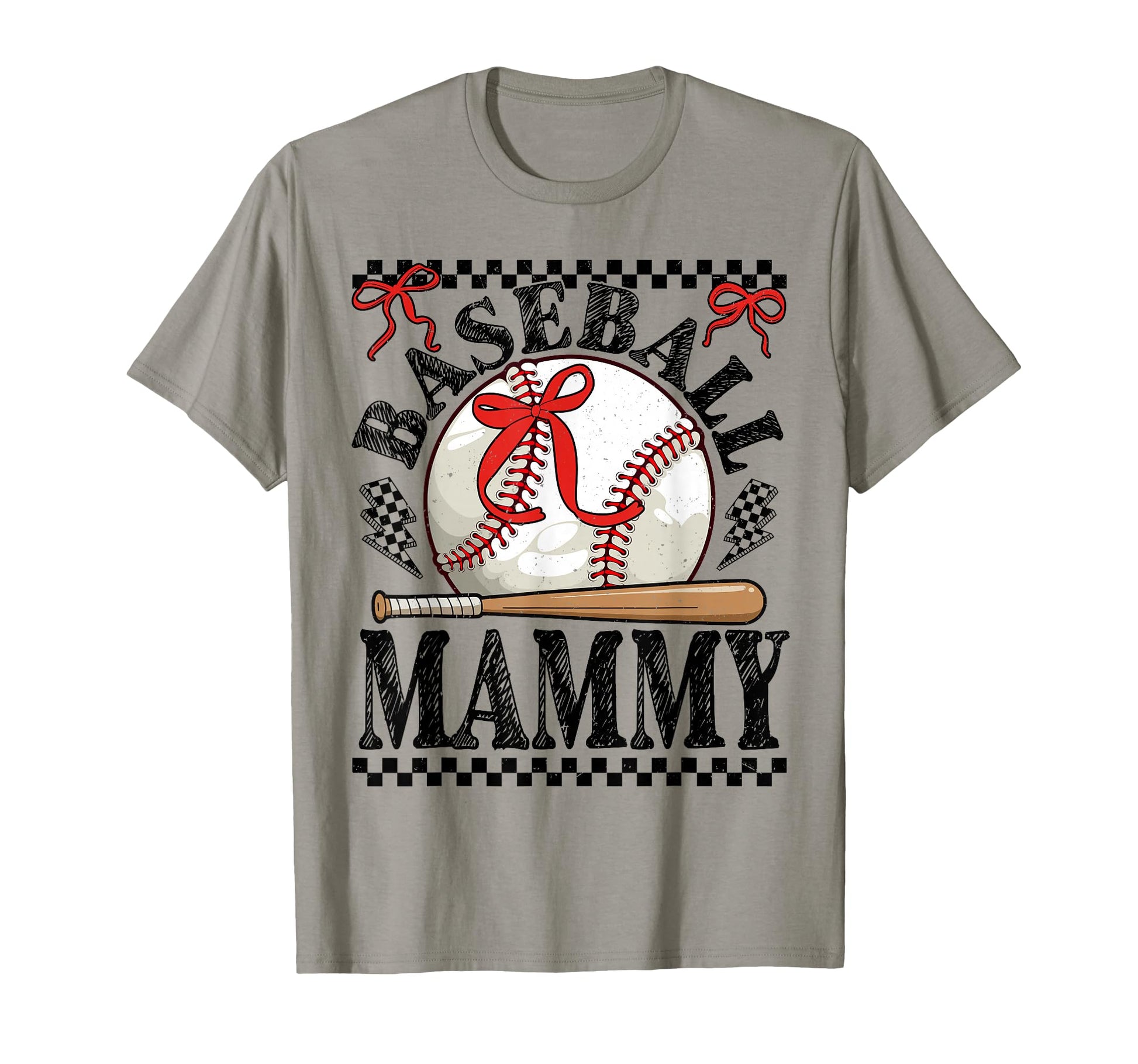 Baseball Mammy Baseball Coquette T-Shirt - Casual Everyday Wear for Adults - T-Shirt, Sweatshirt, Hoodie