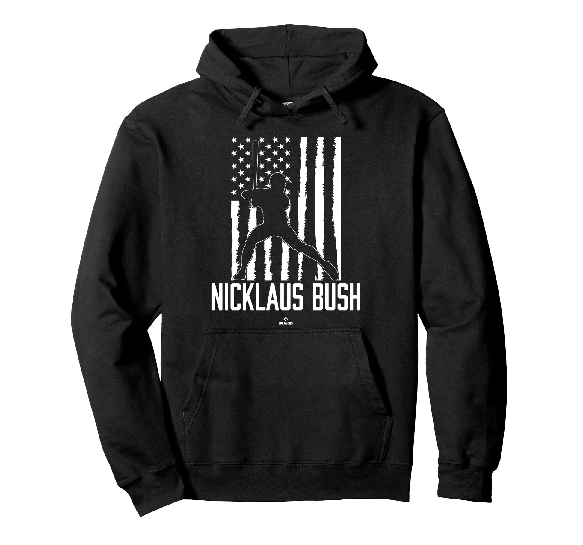 Distressed Flag Swing Nicklaus Bush Hoodie - Unique Graphic Unisex - T-Shirt, Sweatshirt, Hoodie
