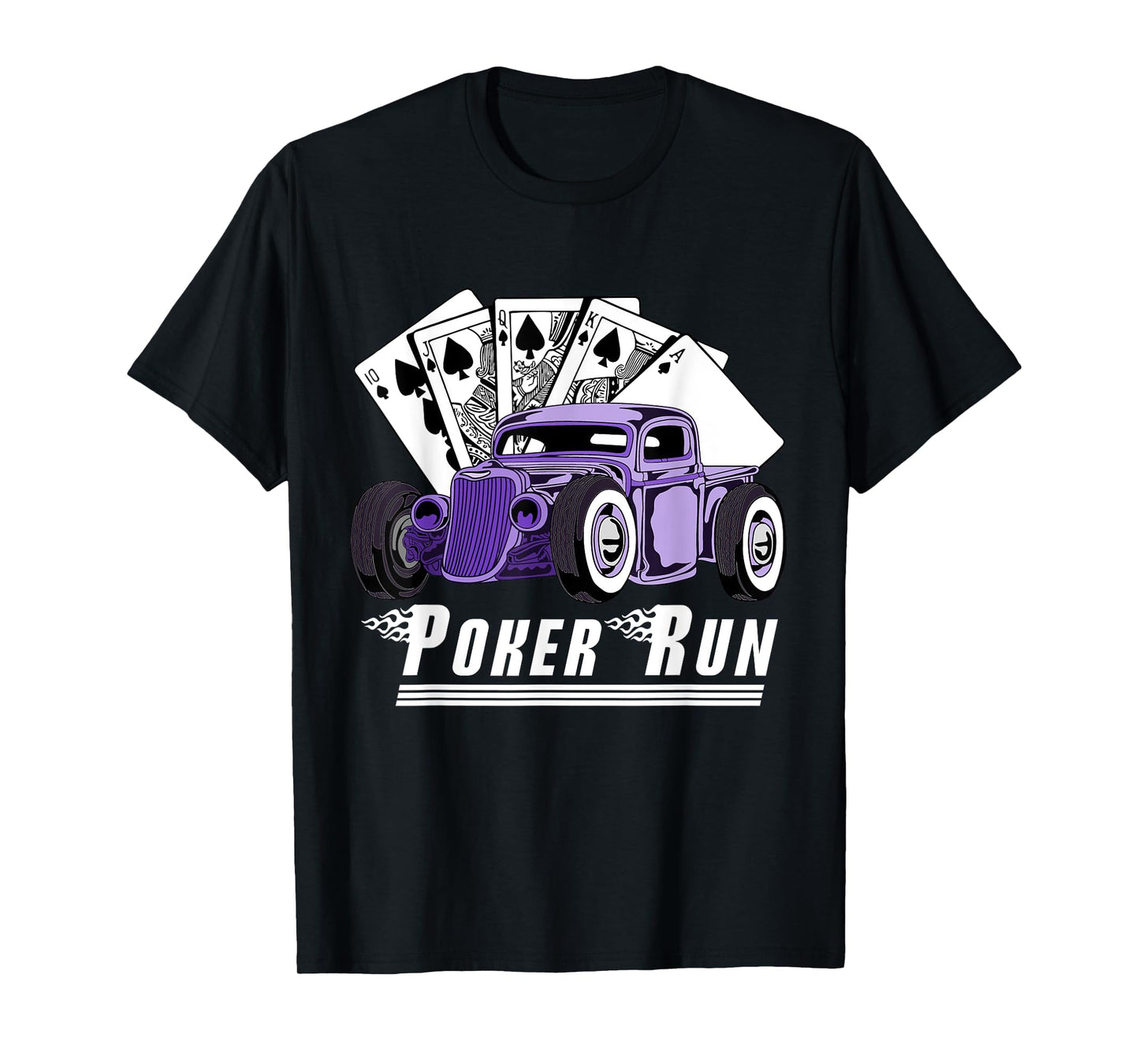 Rat Rod Poker Run Car Show Hot Rod T-Shirt - Fun Novelty Design Men Women - T-Shirt, Sweatshirt, Hoodie