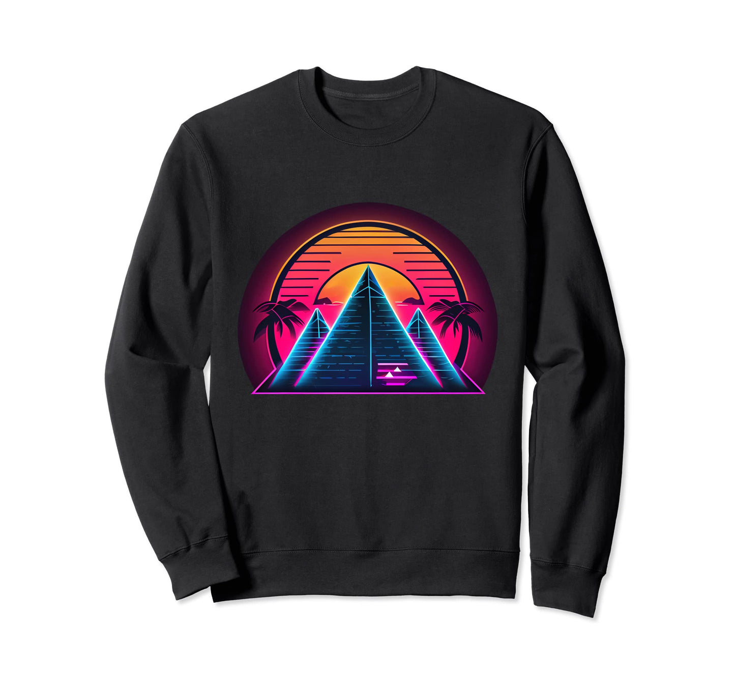 Retrowave Synthwave 80S Eighties Sweatshirt - Graphic Print Men Women - T-Shirt, Sweatshirt, Hoodie