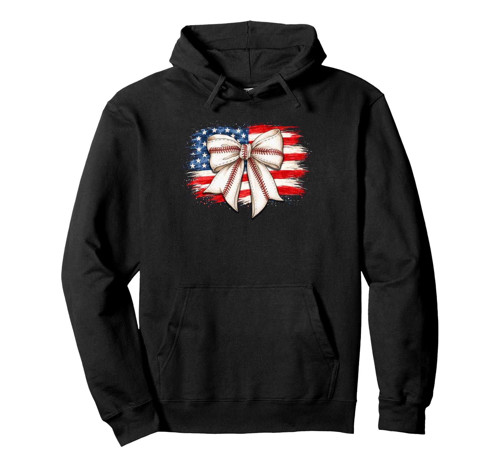 Coquette Baseball 4Th July Patriotic Hoodie - Novelty Apparel Men Women - T-Shirt, Sweatshirt, Hoodie