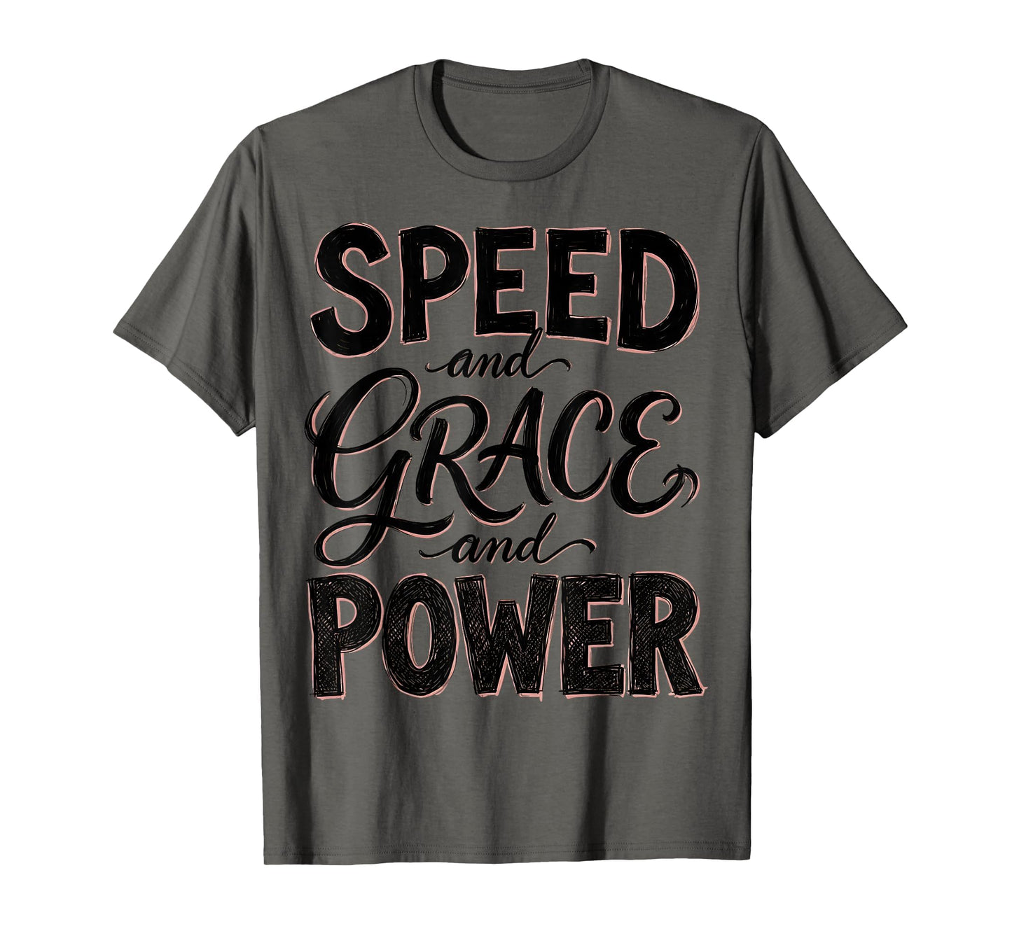 Baseball Drip Speed Grace And Power T-Shirt - Minimalist Print for Adults - T-Shirt, Sweatshirt, Hoodie