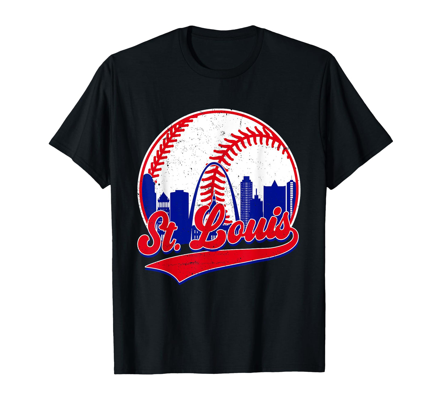 Baseball Player Lover St Louis T-Shirt - Fun Novelty Design Men Women - T-Shirt, Sweatshirt, Hoodie
