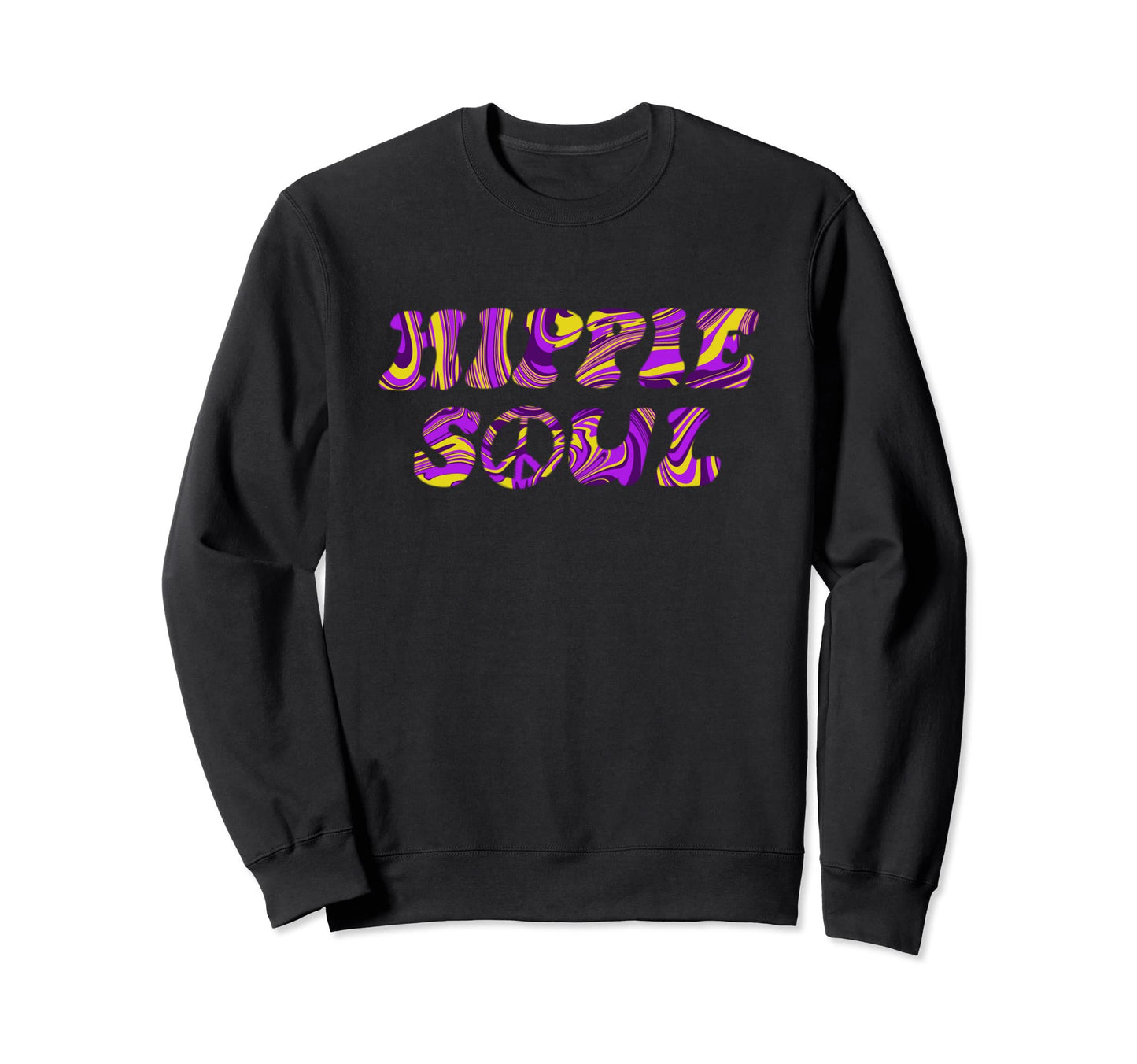 Hippie Soul Purple Tie Dye Free Sweatshirt - Graphic Print for Adults - T-Shirt, Sweatshirt, Hoodie