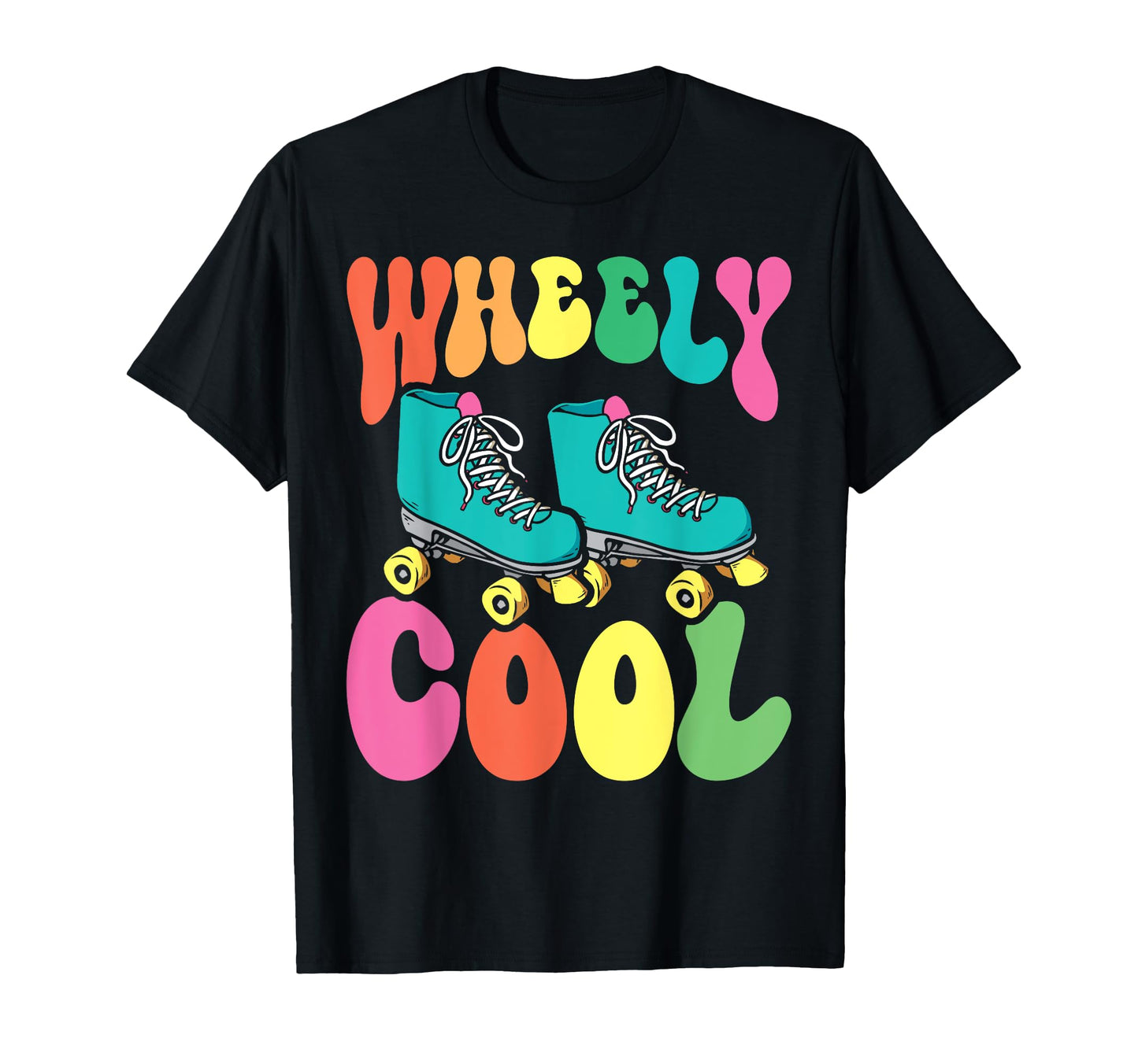 Roller Skating Skate 1970S Wheely T-Shirt - Novelty Apparel Unisex - T-Shirt, Sweatshirt, Hoodie