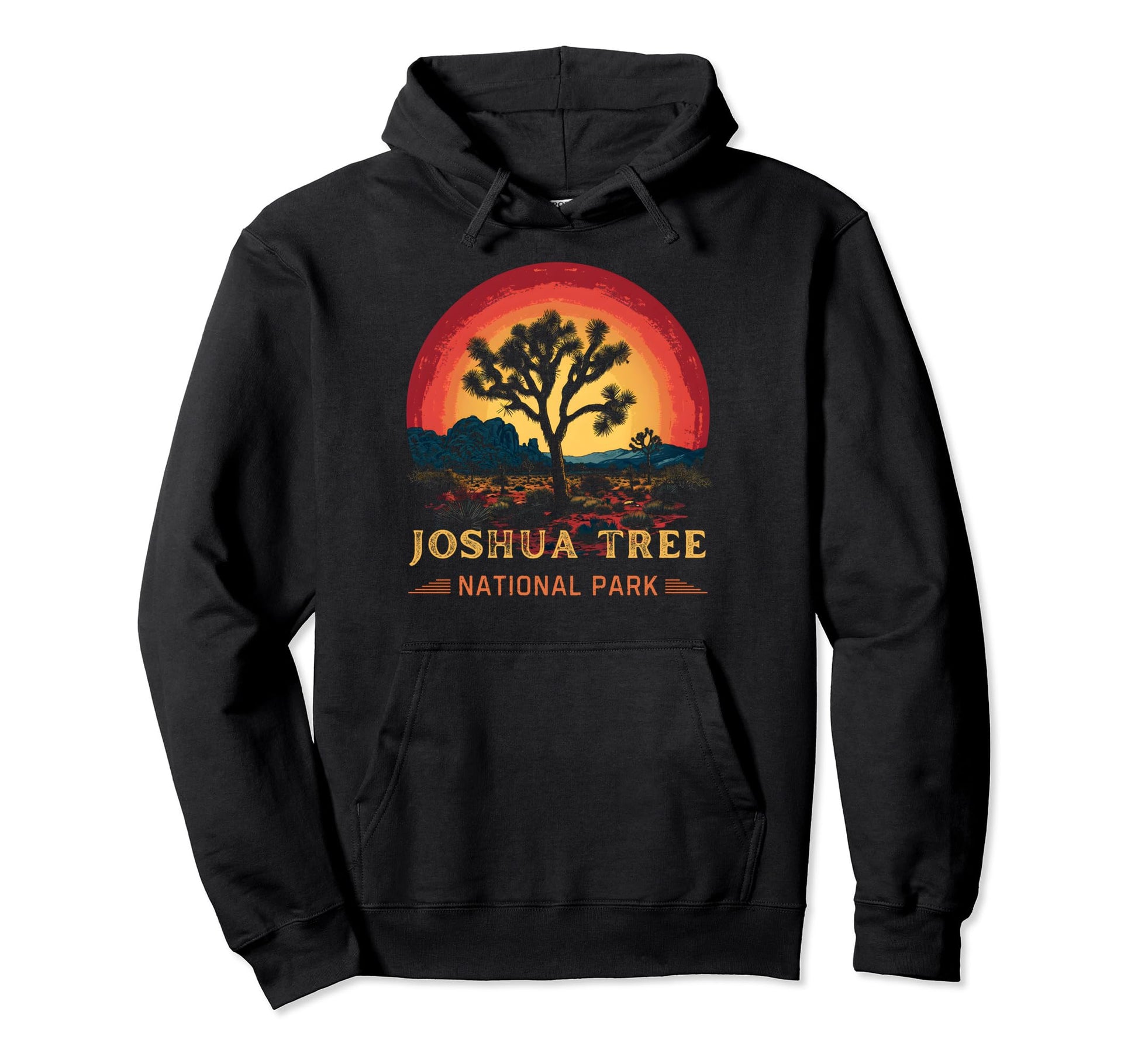 Joshua Tree National Park Outdoor Camping Hoodie - Graphic Print Men Women - T-Shirt, Sweatshirt, Hoodie