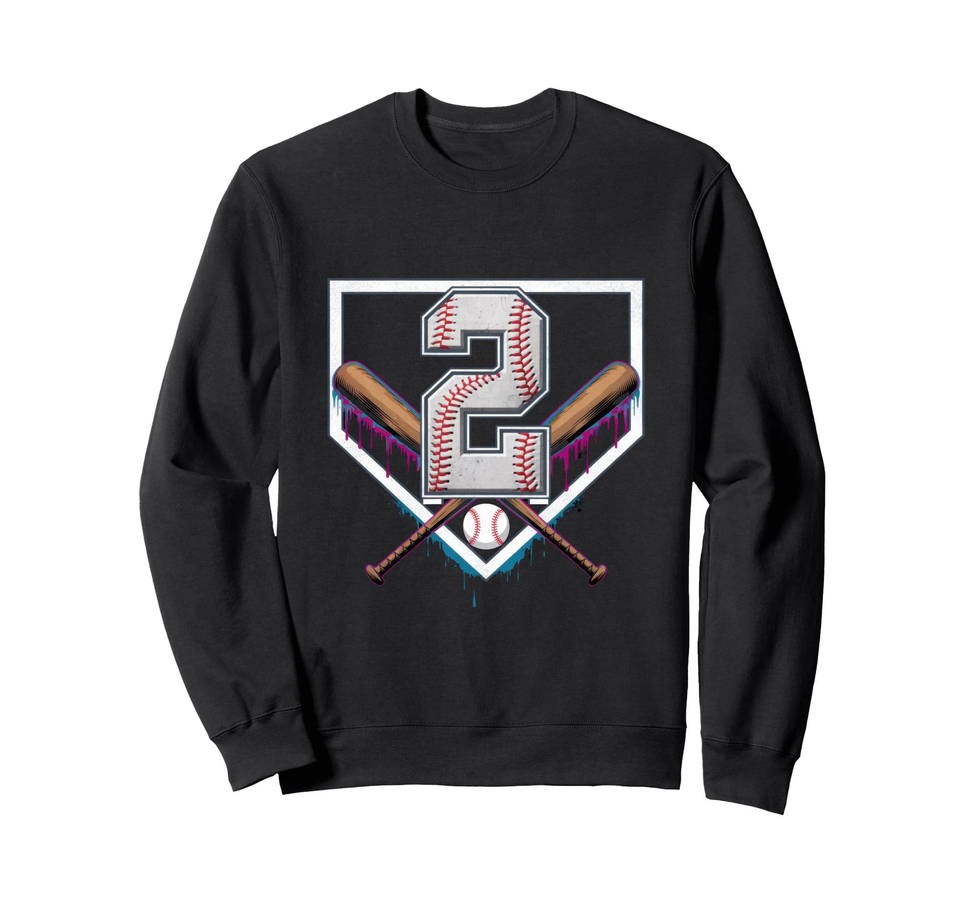 2Th Birthday Baseball Home Ice Sweatshirt - Minimalist Print Men Women - T-Shirt, Sweatshirt, Hoodie