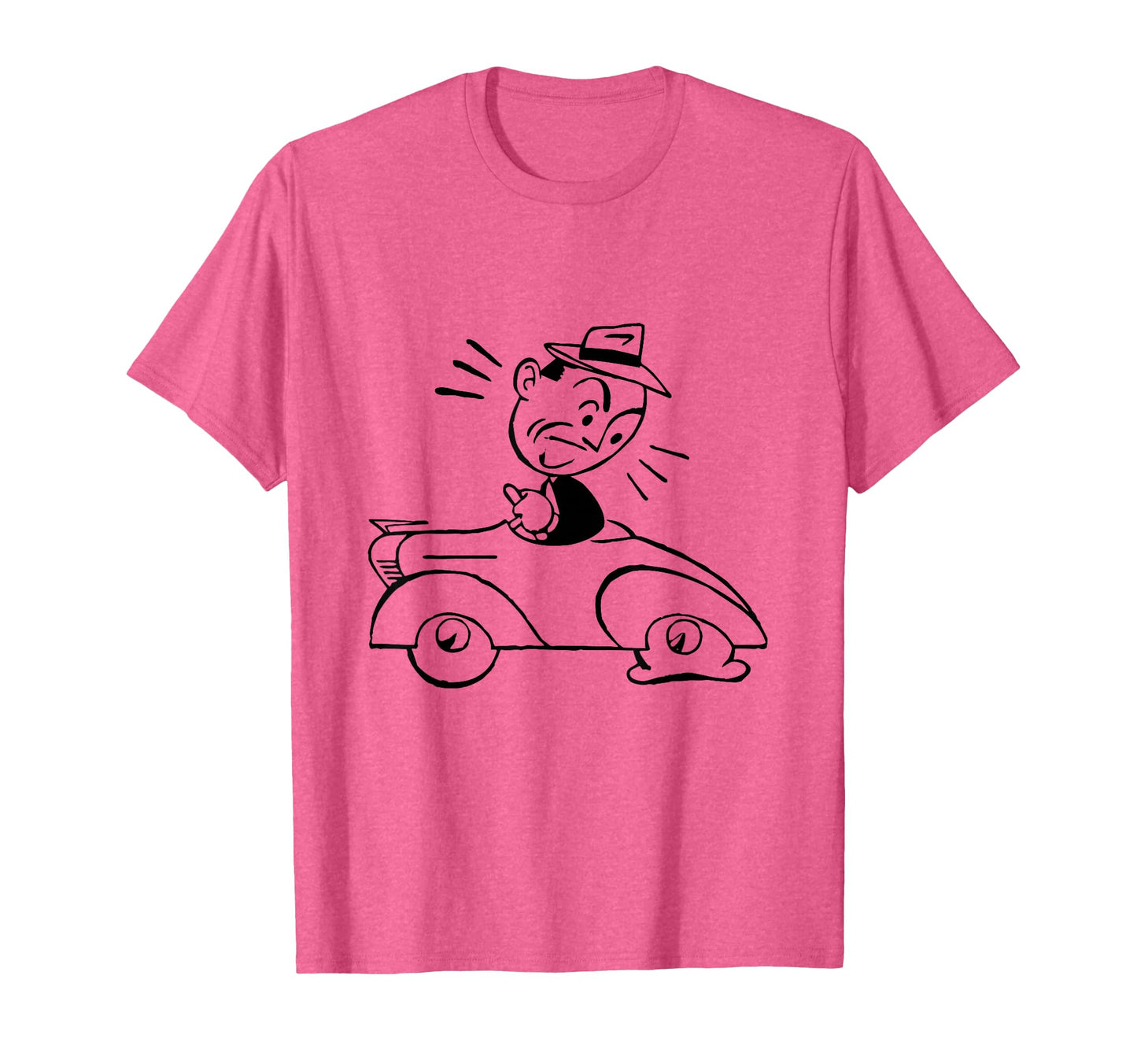Flat Tire Car Convertible Show T-Shirt - Graphic Print Men Women - T-Shirt, Sweatshirt, Hoodie
