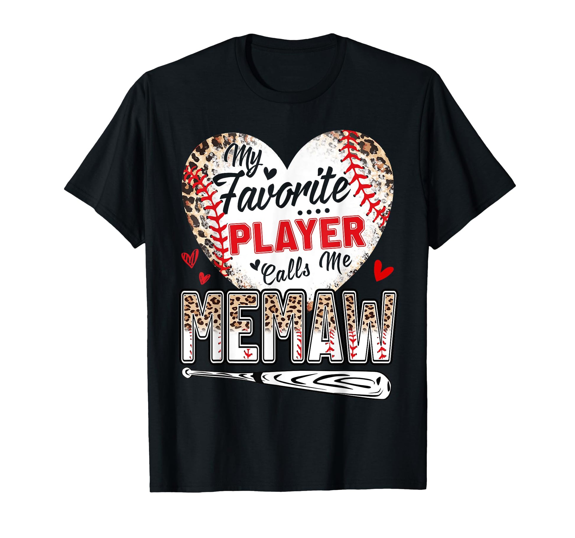 My Favorite Player Calls Me Memaw T-Shirt - Novelty Apparel for Adults - T-Shirt, Sweatshirt, Hoodie