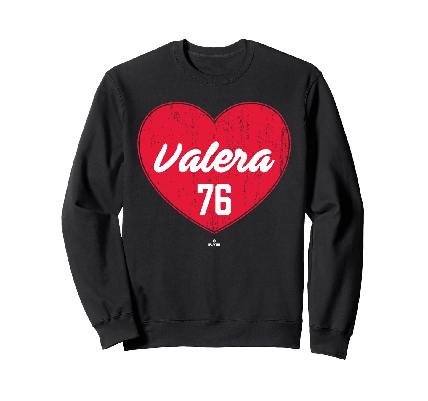 Distressed Heart George Valera Sweatshirt - Fun Novelty Design for Adults - T-Shirt, Sweatshirt, Hoodie