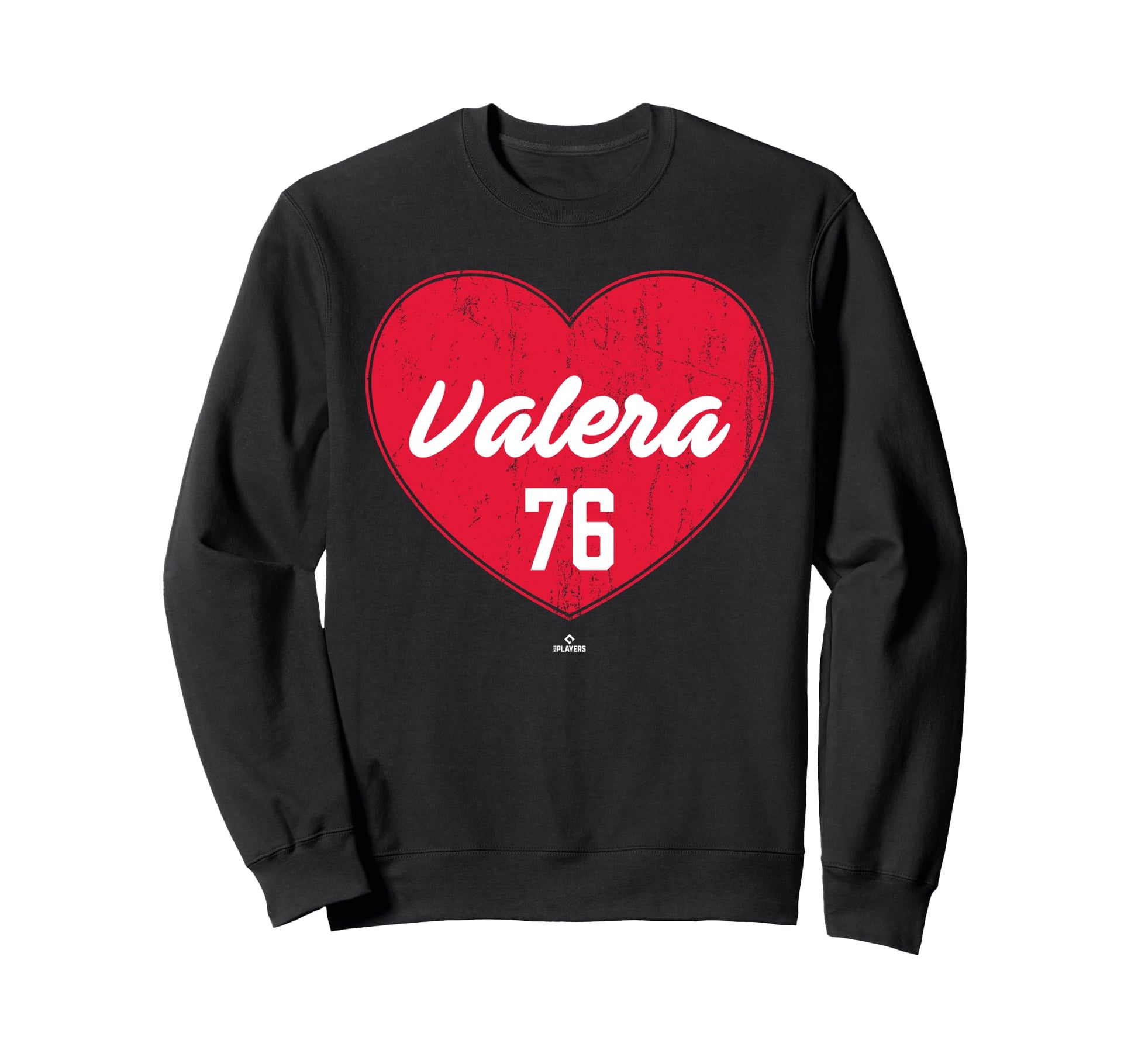 Distressed Heart George Valera Sweatshirt - Fun Novelty Design for Adults - T-Shirt, Sweatshirt, Hoodie
