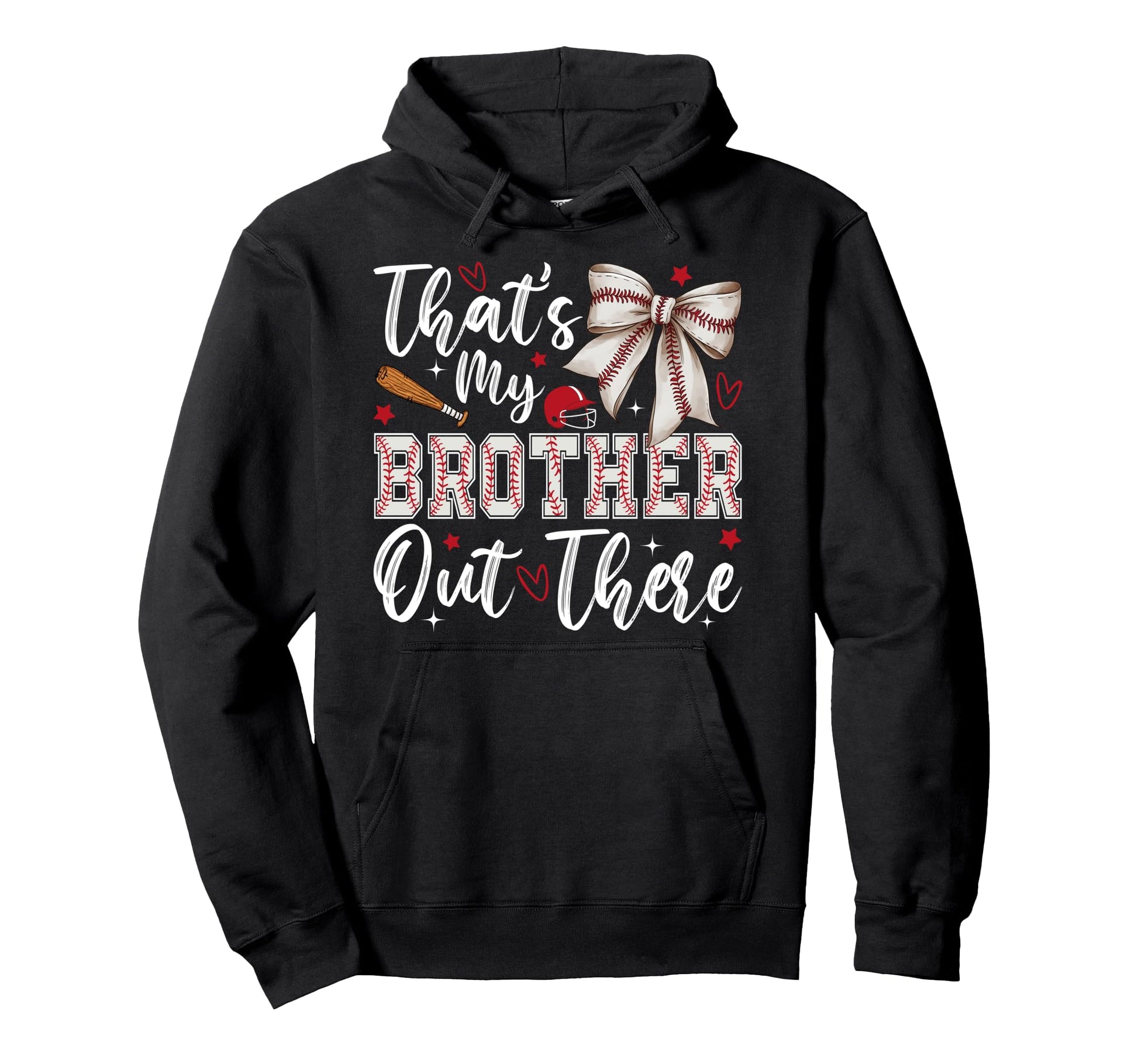 Coquette Thats My Brother Out There Hoodie - Minimalist Print Men Women - T-Shirt, Sweatshirt, Hoodie