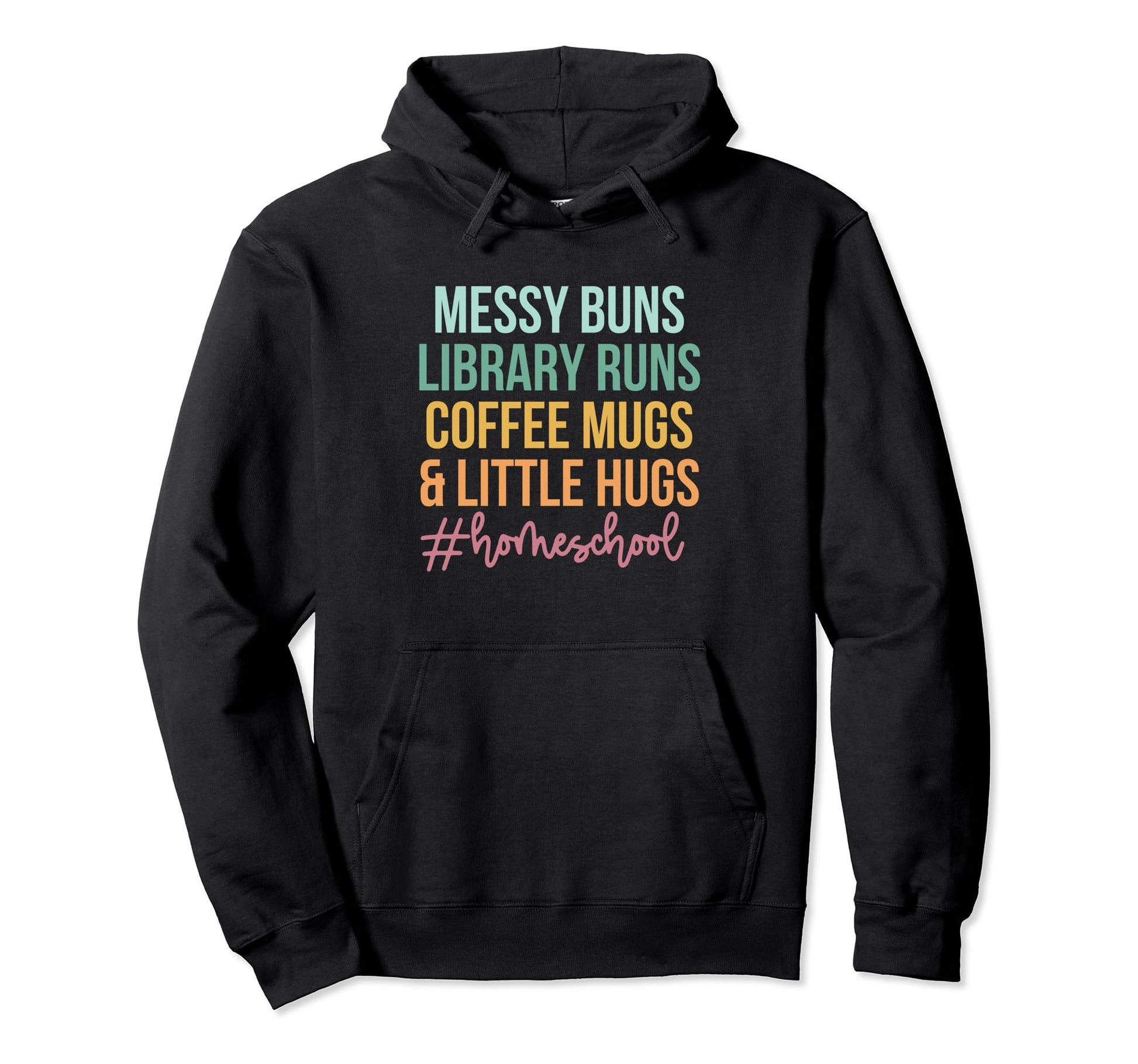 Messy Buns Library Runs Coffee Mugs Hoodie - Novelty Apparel for Adults - T-Shirt, Sweatshirt, Hoodie
