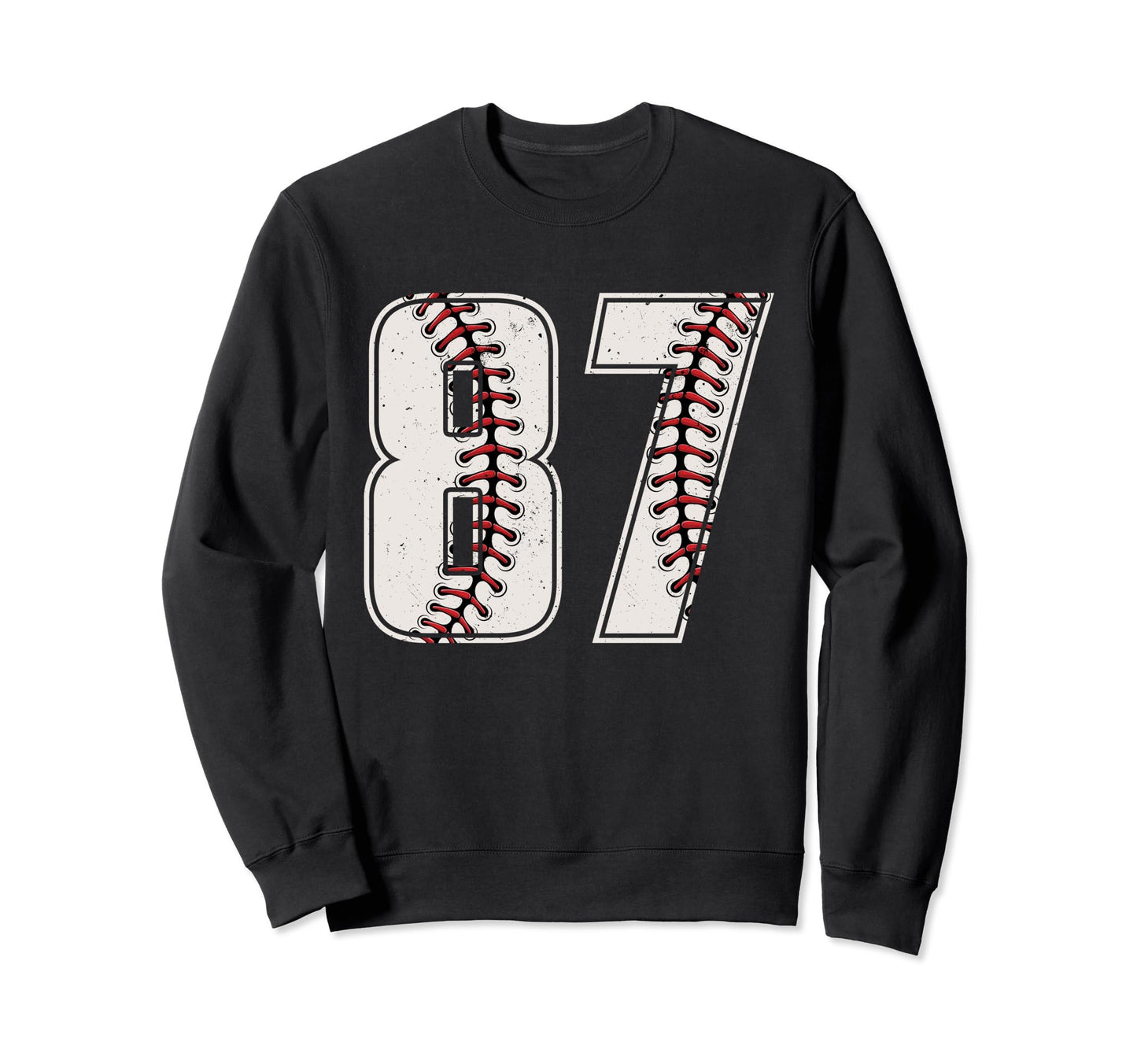 Baseball Player Number 87 Eighty Sweatshirt - Custom Art Print Unisex - T-Shirt, Sweatshirt, Hoodie