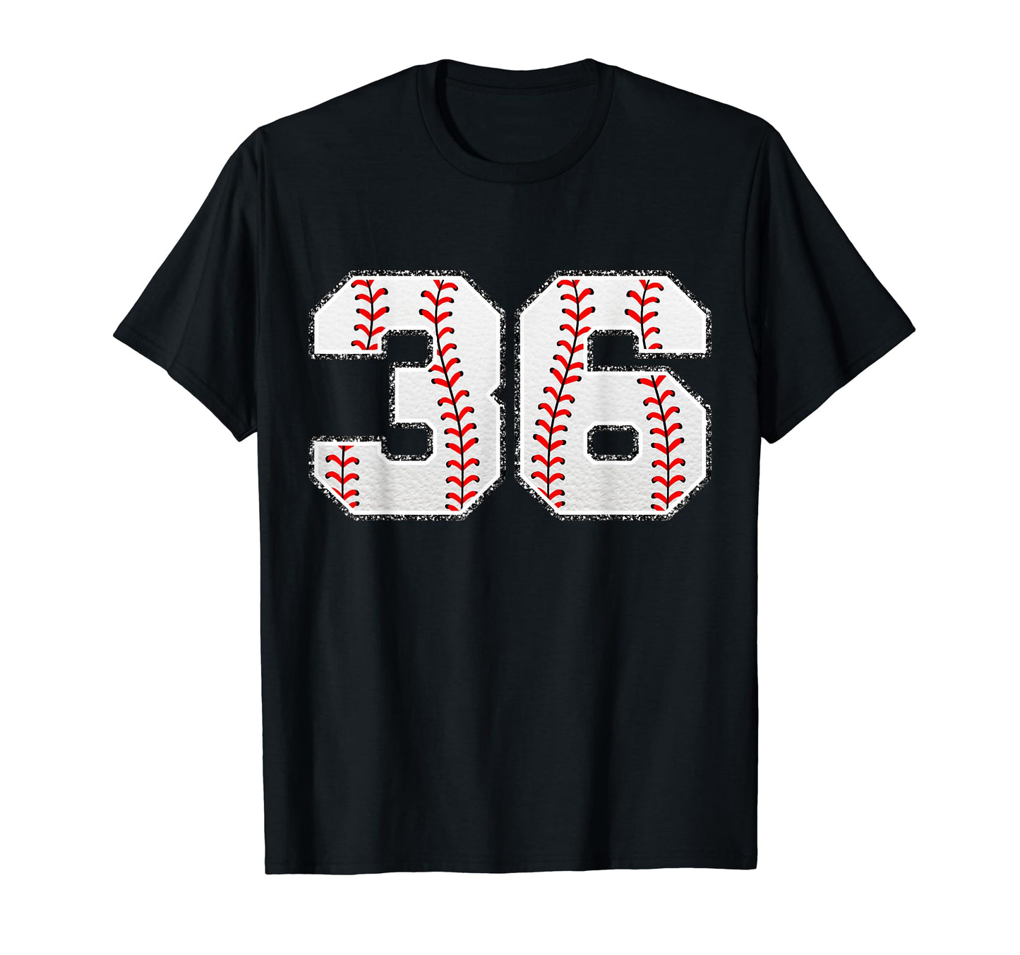 Number 36 Baseball Distressed Number T-Shirt - Streetwear Style Men Women - T-Shirt, Sweatshirt, Hoodie