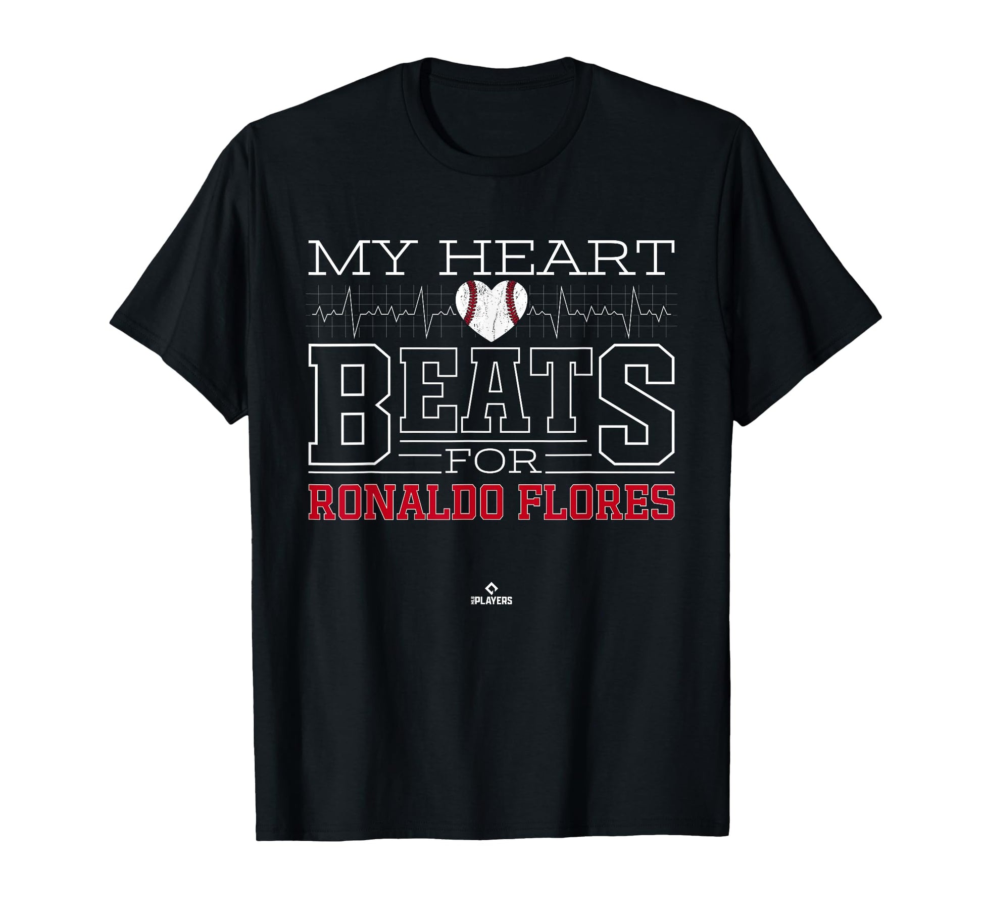 My Heart Beats Ronaldo Flores Prospect T-Shirt - Trendy Graphic for Adults - T-Shirt, Sweatshirt, Hoodie