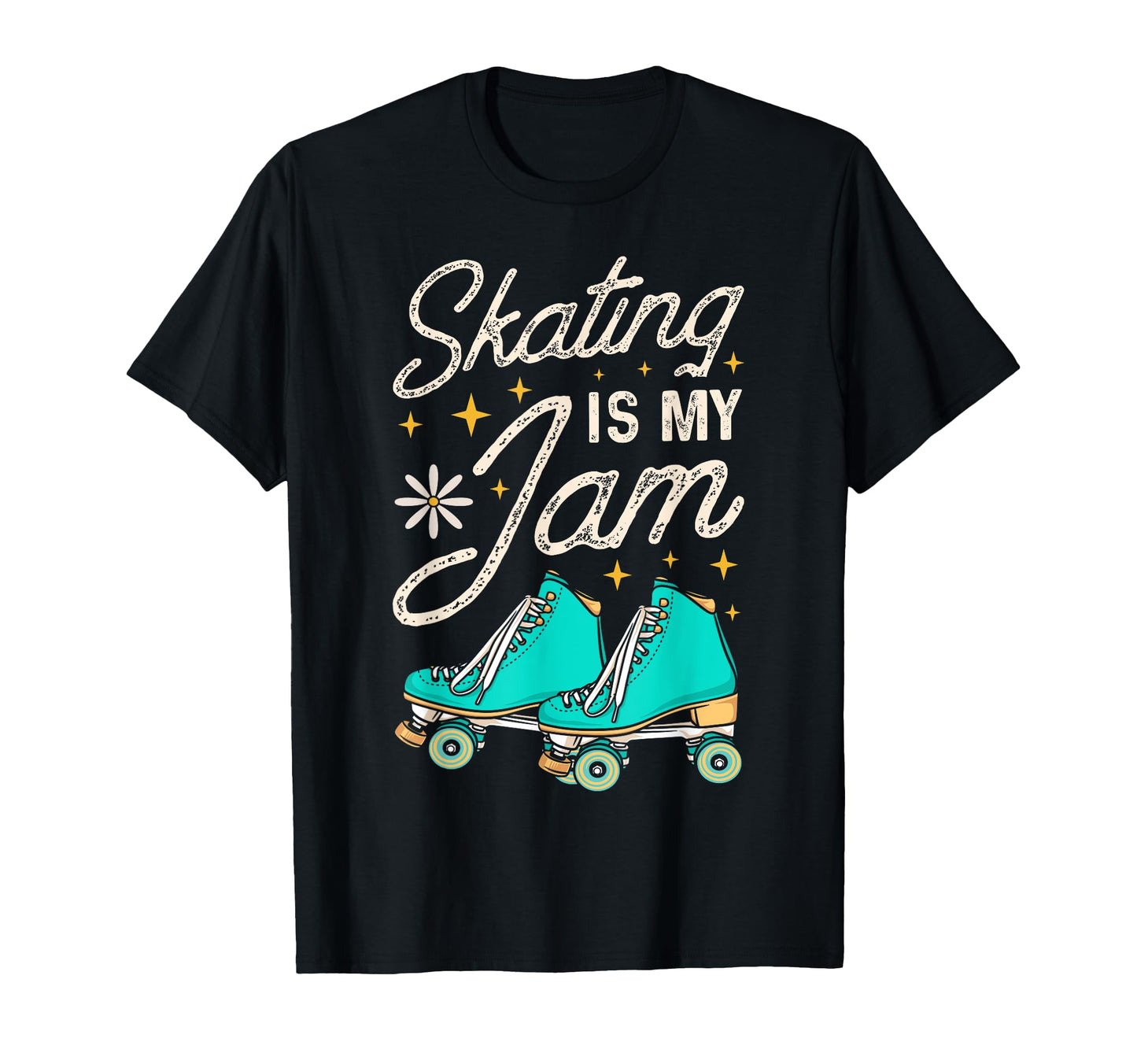 Roller Skating Skate 1970S Skating T-Shirt - Fun Novelty Design for Adults - T-Shirt, Sweatshirt, Hoodie