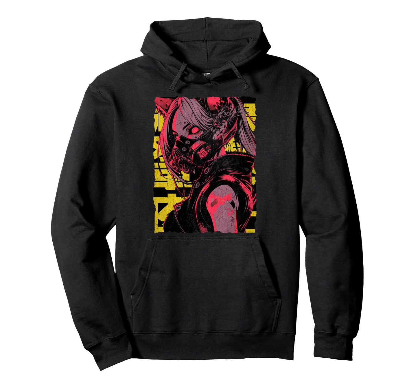 Japan Streetwear Cyberpunk Y2K Hoodie - Fun Novelty Design for Adults - T-Shirt, Sweatshirt, Hoodie