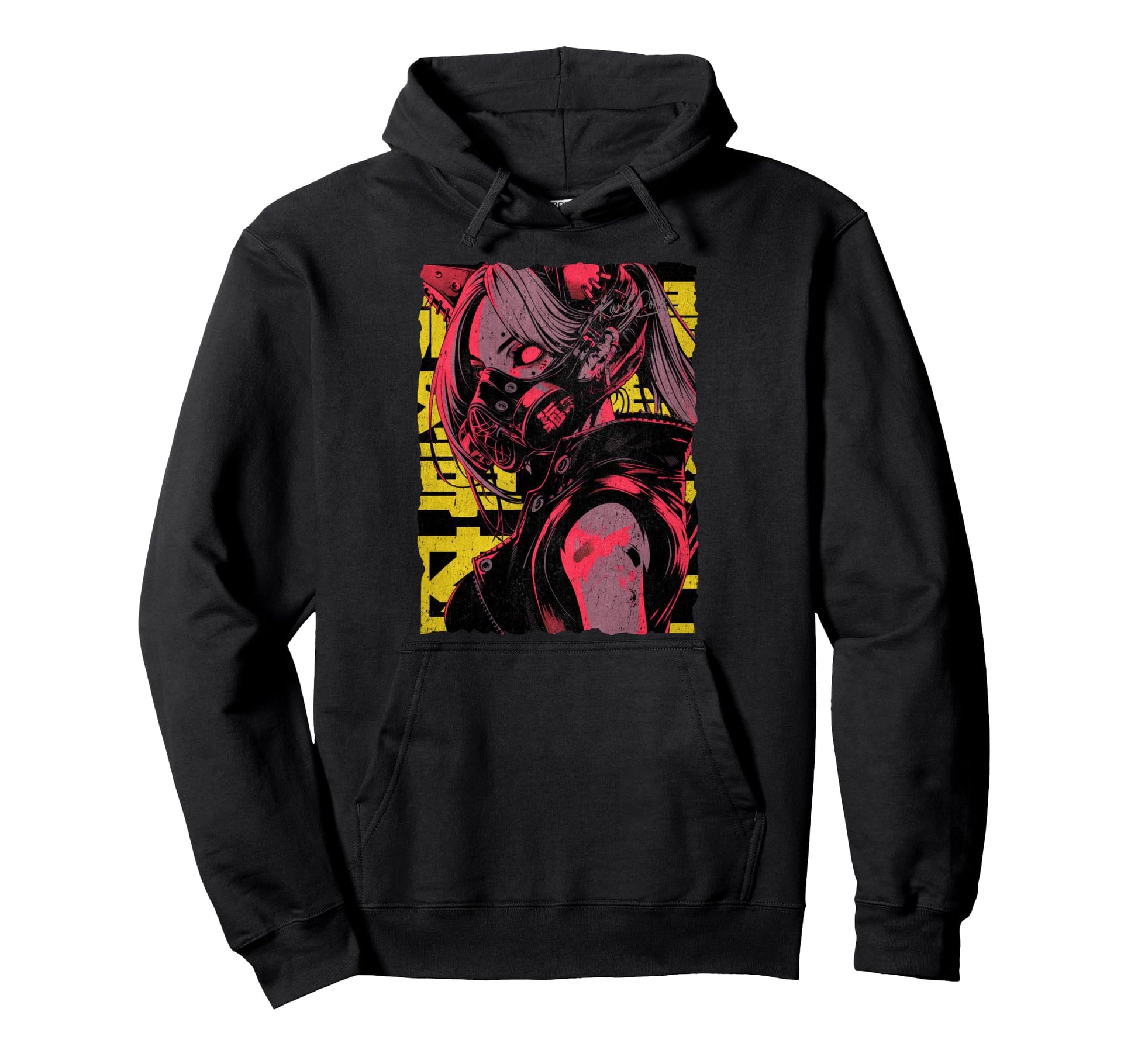 Japan Streetwear Cyberpunk Y2K Hoodie - Fun Novelty Design for Adults - T-Shirt, Sweatshirt, Hoodie