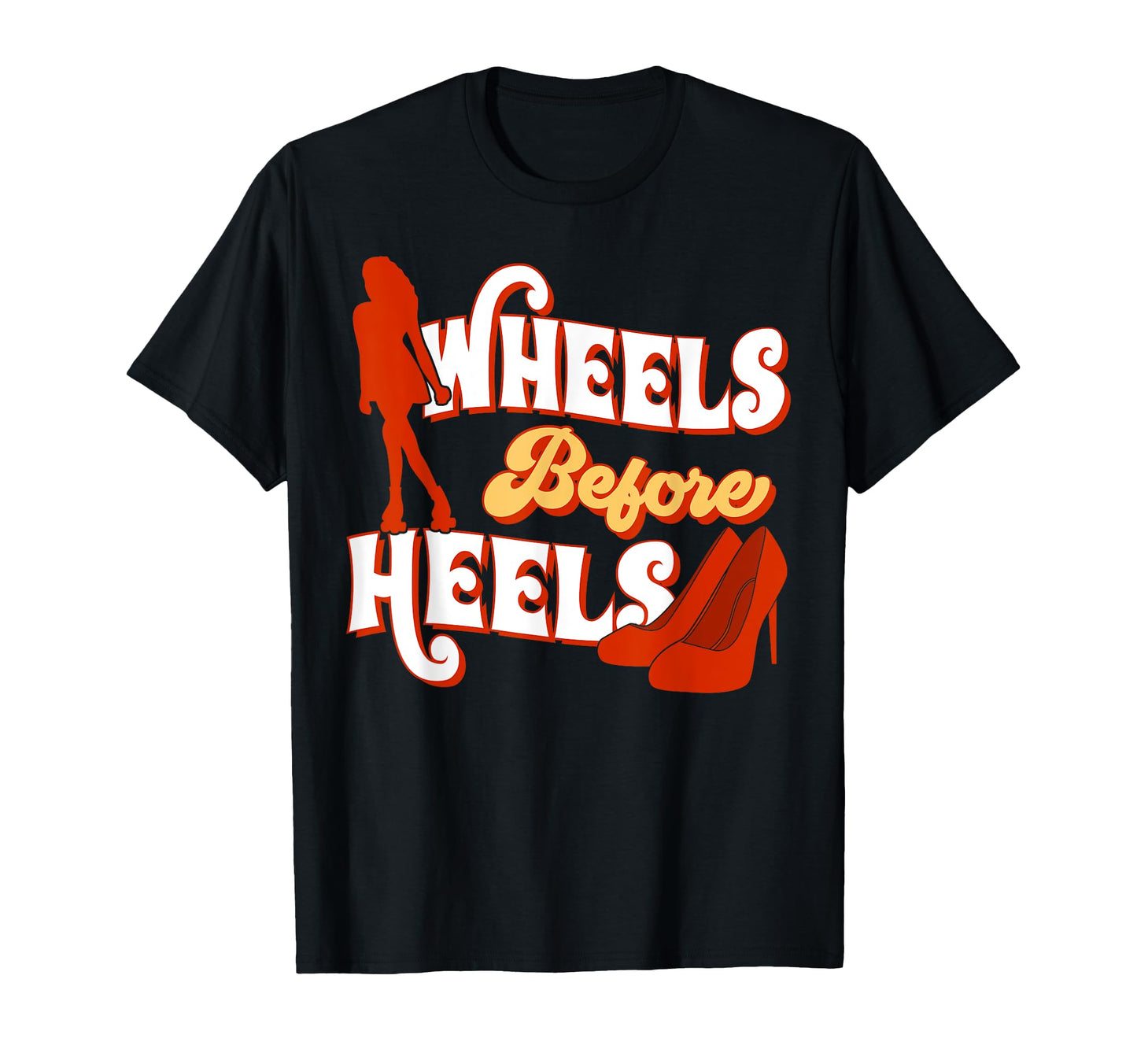 Roller Skating Skate 1970S Wheels Before T-Shirt - Graphic Print Men Women - T-Shirt, Sweatshirt, Hoodie