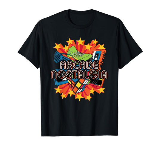 Arcade Nostalgia 1980 Gamer Gaming T-Shirt - Streetwear Style Men Women - T-Shirt, Sweatshirt, Hoodie