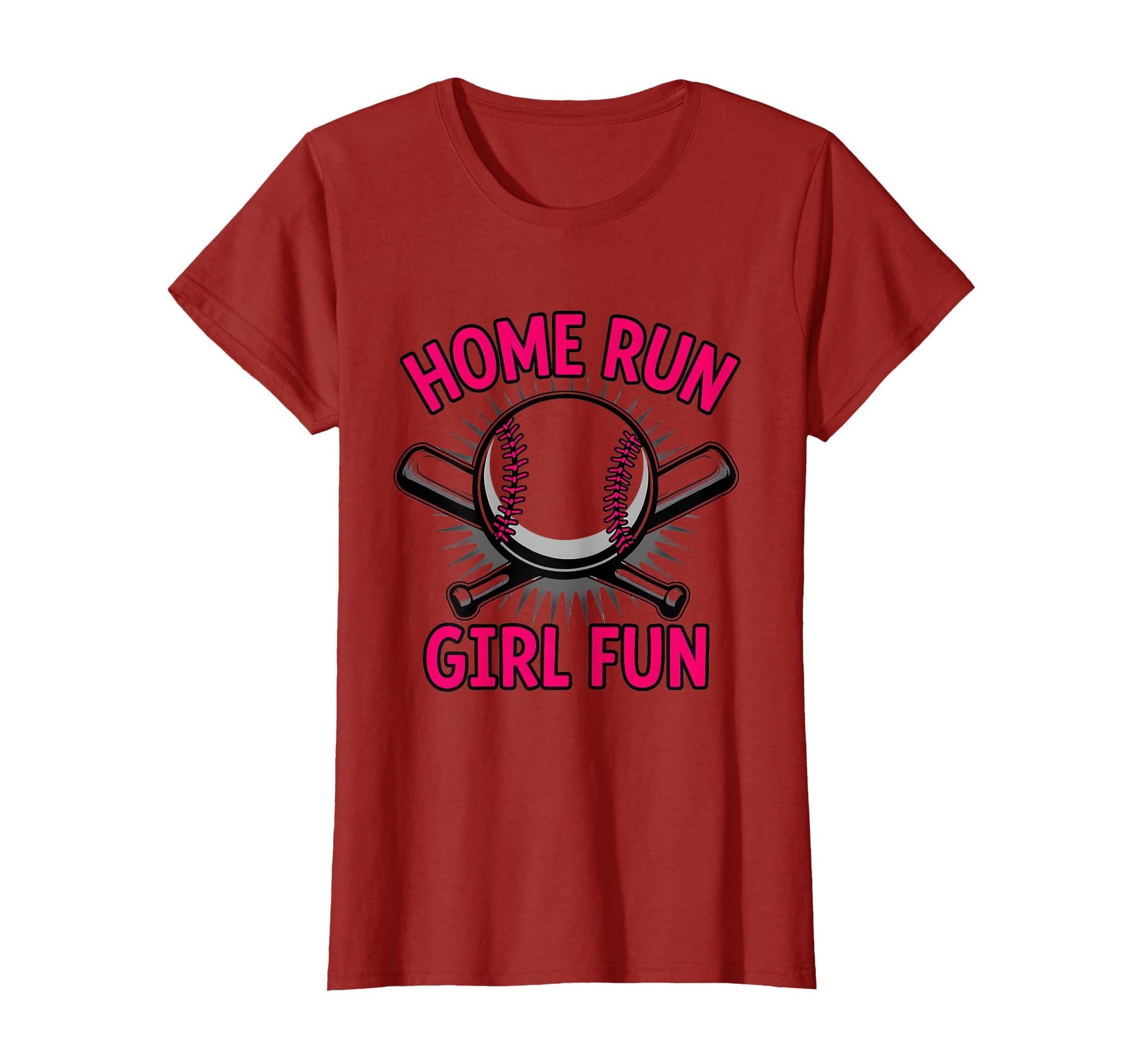 Home Run Fun Softball T-Shirt - Casual Everyday Wear Men Women - T-Shirt, Sweatshirt, Hoodie