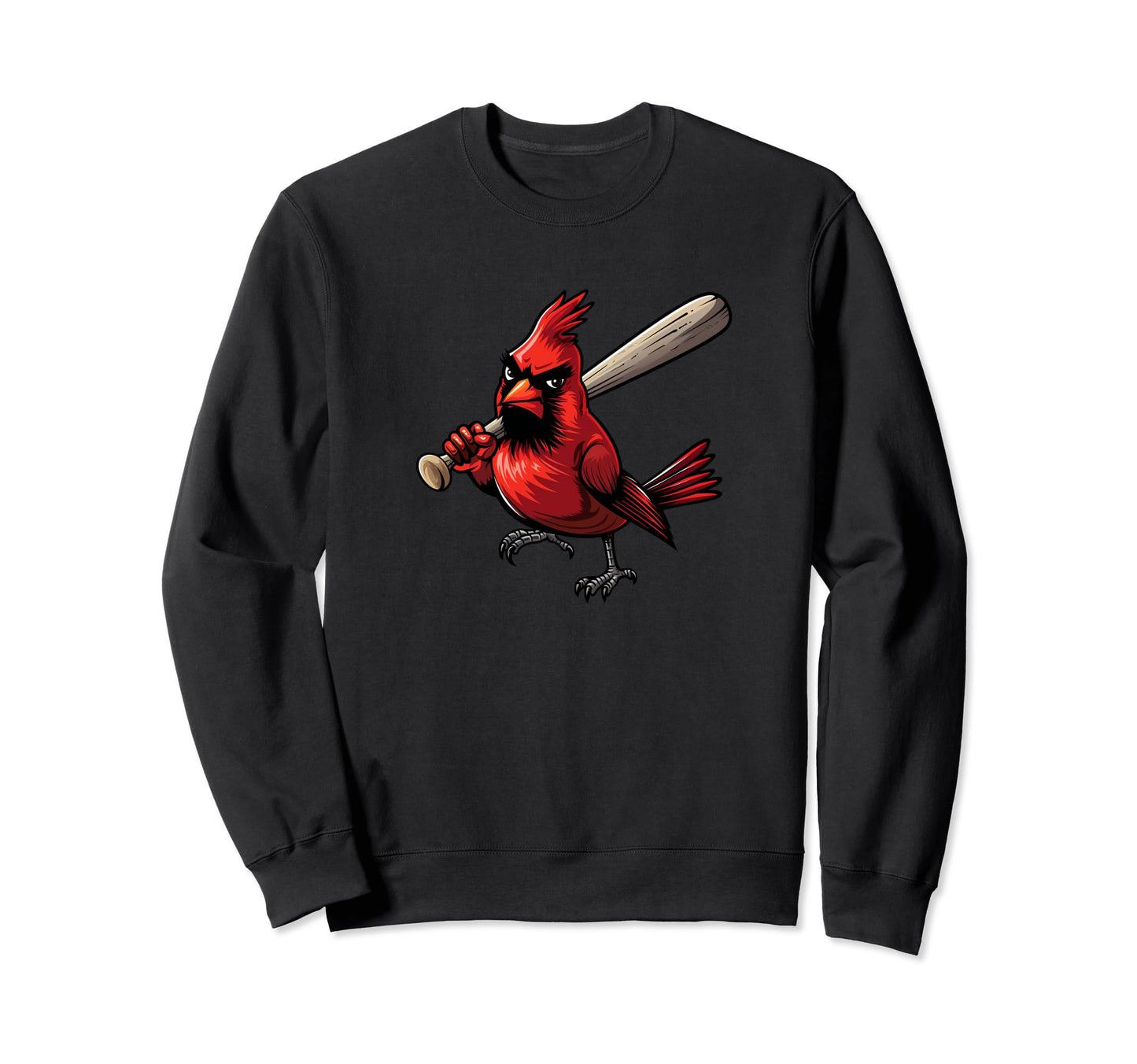 Cardinal Swing Baseball Sports Fan Sweatshirt - Fun Novelty Design Unisex - T-Shirt, Sweatshirt, Hoodie