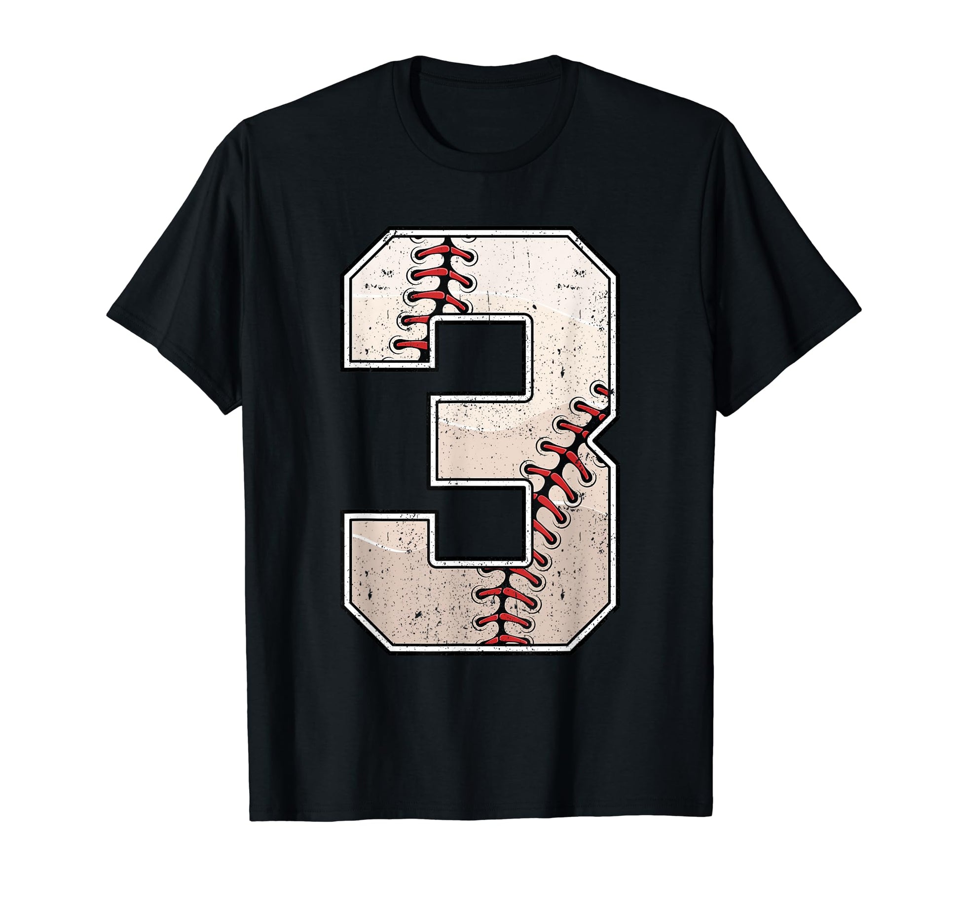 Baseball Birthday Three 3 Years Old T-Shirt - Novelty Apparel for Adults - T-Shirt, Sweatshirt, Hoodie