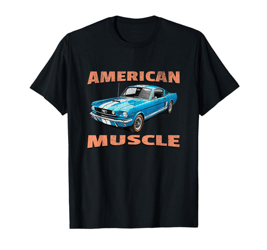 American Muscle Car Car T-Shirt - Casual Everyday Wear Unisex - T-Shirt, Sweatshirt, Hoodie