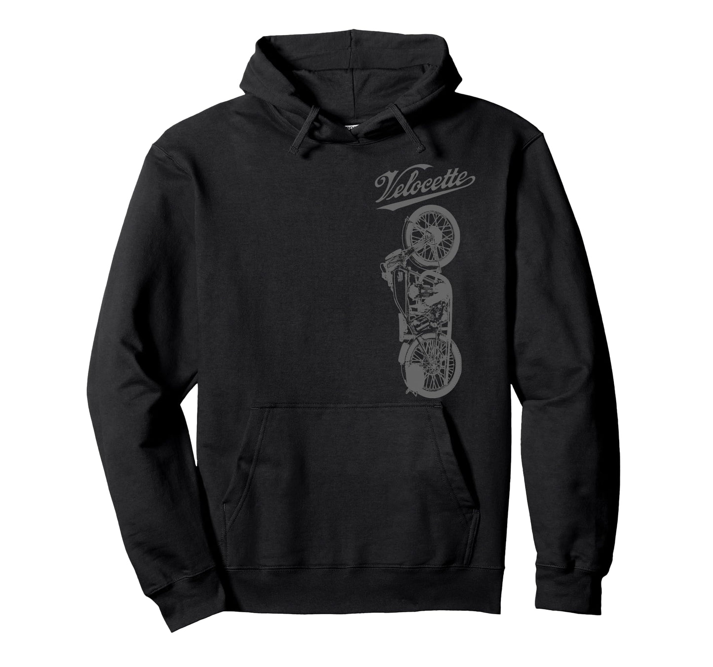 Vincent Velocette Motorcycle Hoodie - Trendy Graphic for Adults - T-Shirt, Sweatshirt, Hoodie