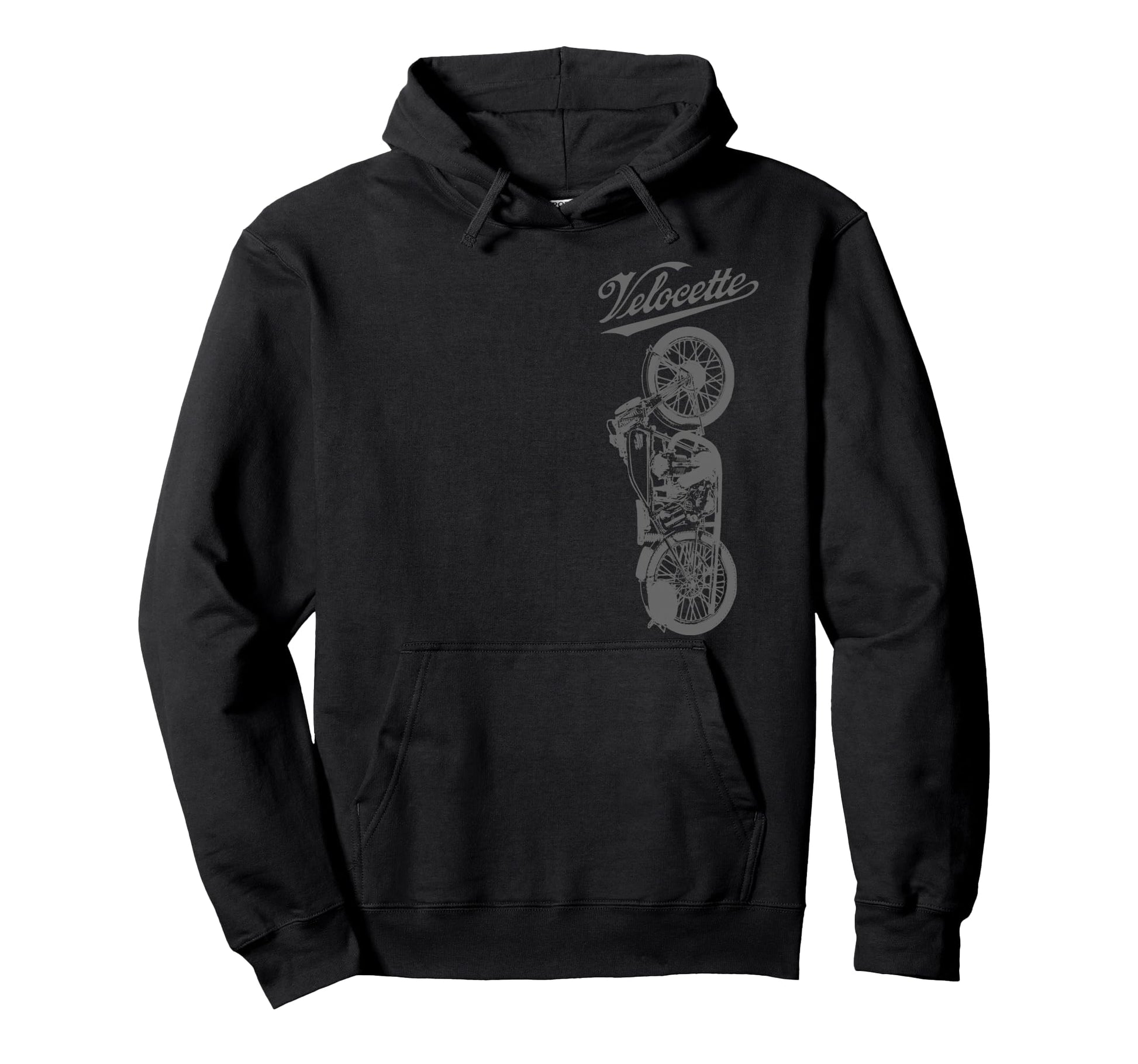 Vincent Velocette Motorcycle Hoodie - Trendy Graphic for Adults - T-Shirt, Sweatshirt, Hoodie