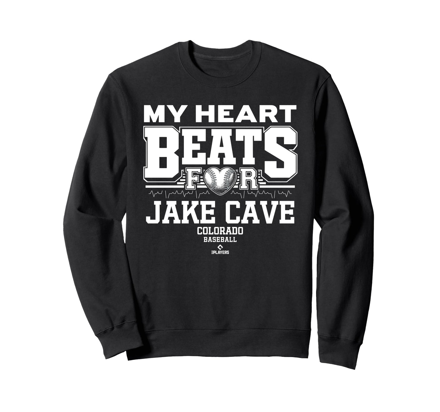 My Heart Beats Jake Cave Colorado Sweatshirt - Unique Graphic for Adults - T-Shirt, Sweatshirt, Hoodie