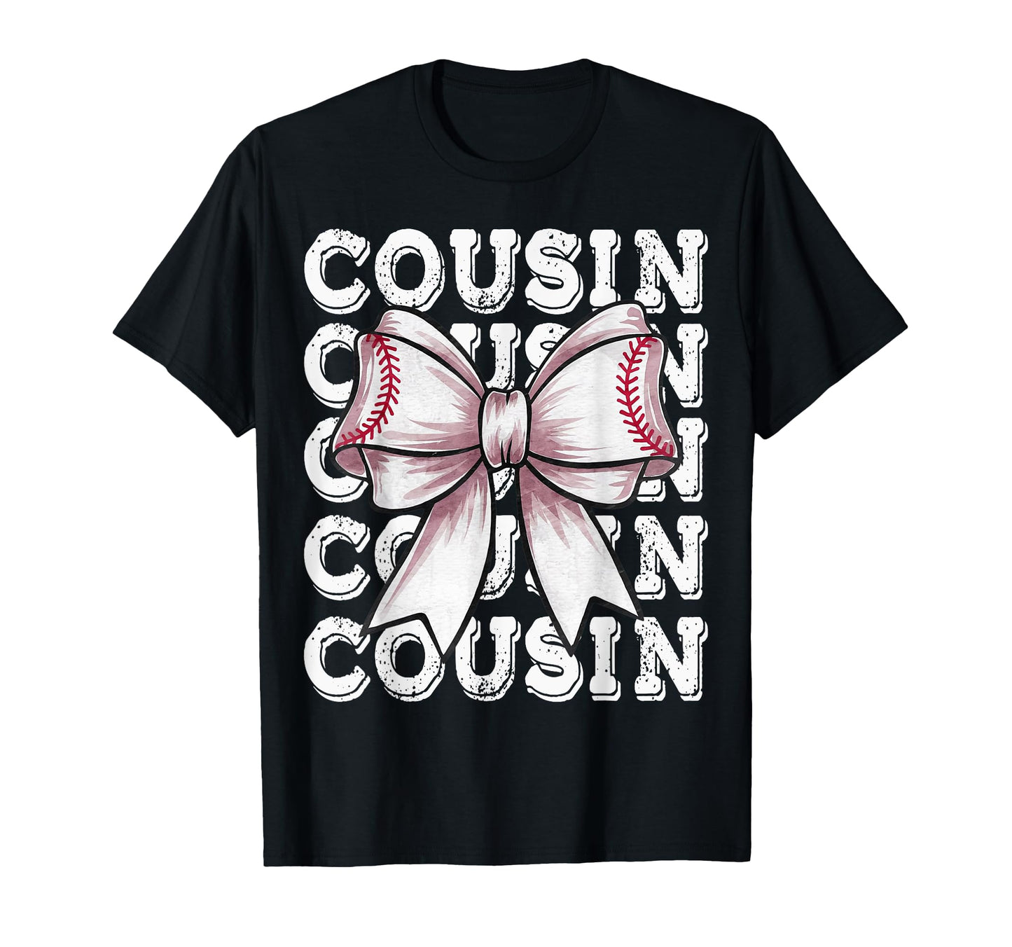 Coquette Baseball Cousin Matching T-Shirt - Minimalist Print for Adults - T-Shirt, Sweatshirt, Hoodie
