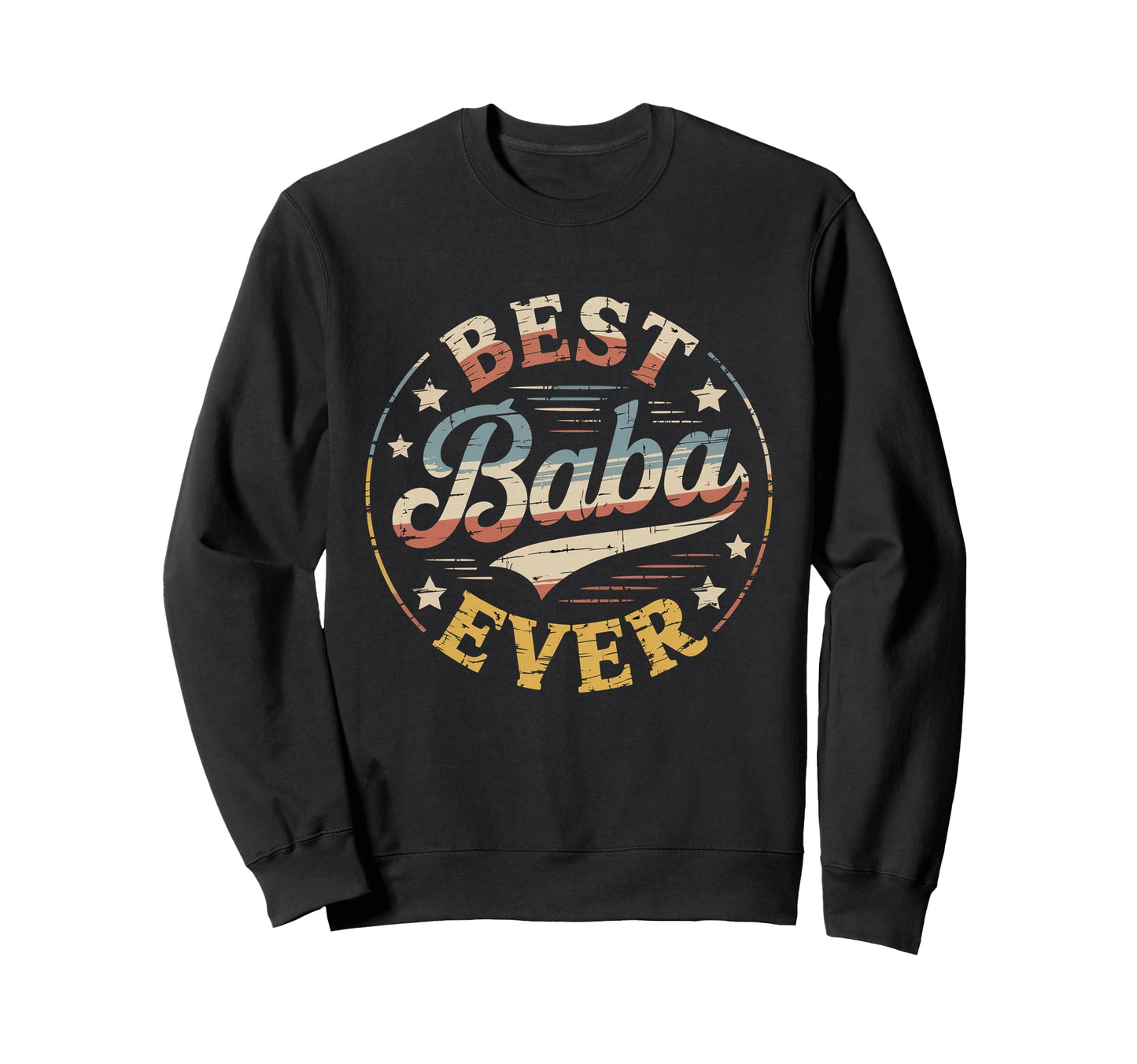 Best Baba Ever Sunset Arabic Sweatshirt - Fun Novelty Design for Adults - T-Shirt, Sweatshirt, Hoodie