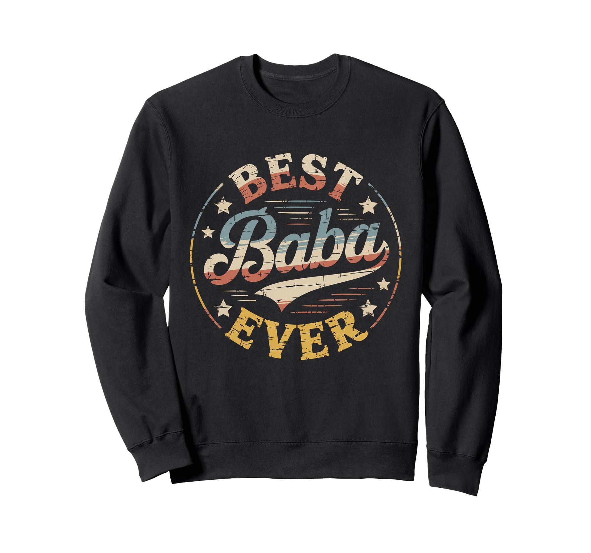Best Baba Ever Sunset Arabic Sweatshirt - Fun Novelty Design for Adults - T-Shirt, Sweatshirt, Hoodie