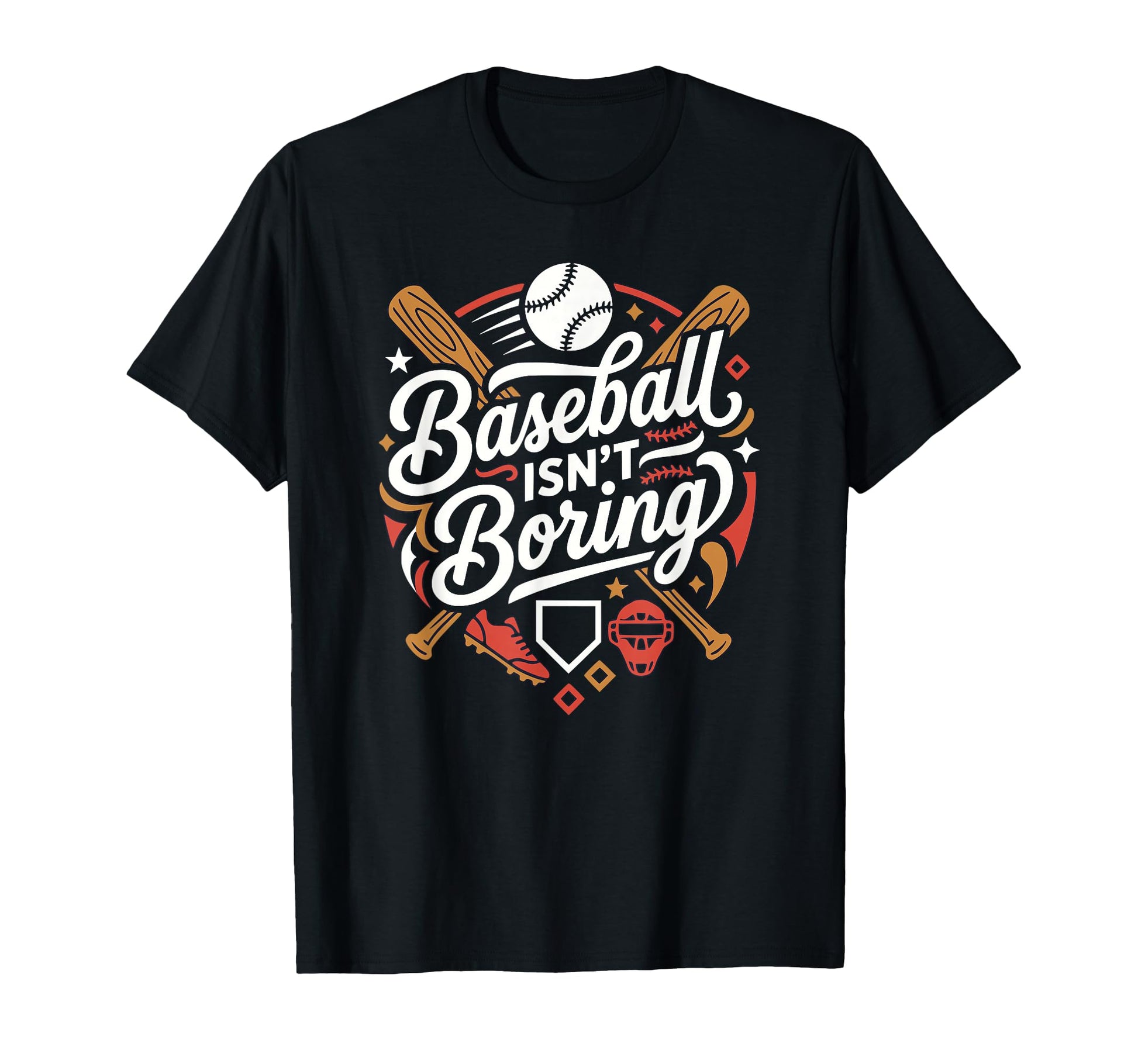 Funny Baseball Isnt Boring T-Shirt - Aesthetic Graphic Unisex - T-Shirt, Sweatshirt, Hoodie