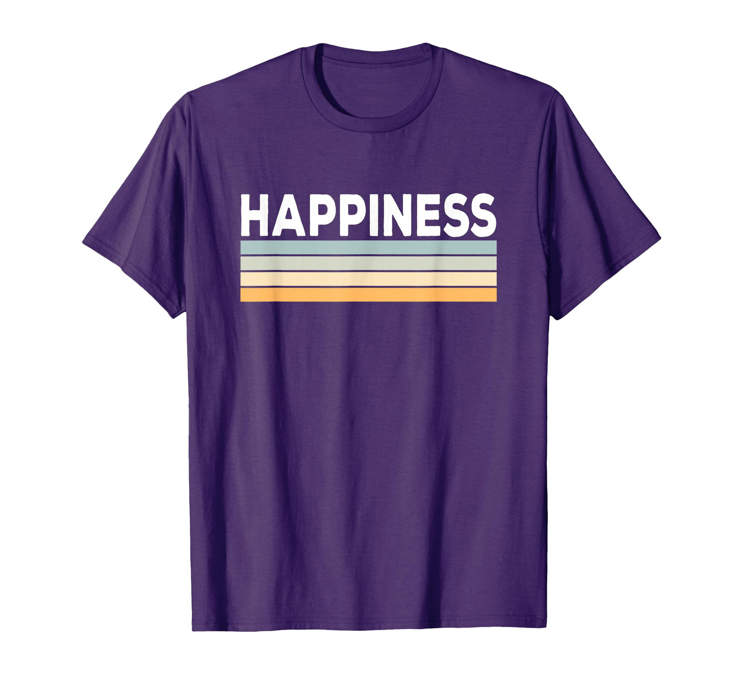 Happiness Sunset Horizontal Stripes T-Shirt - Aesthetic Graphic Men Women - T-Shirt, Sweatshirt, Hoodie